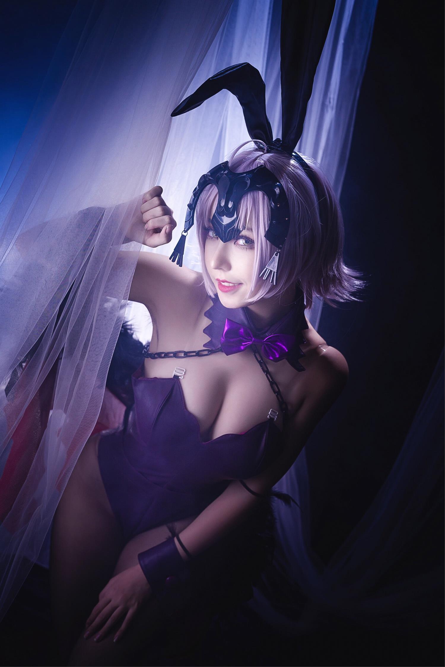 菌烨tako 黑贞德兔女郎Part1 [9P-4MB]