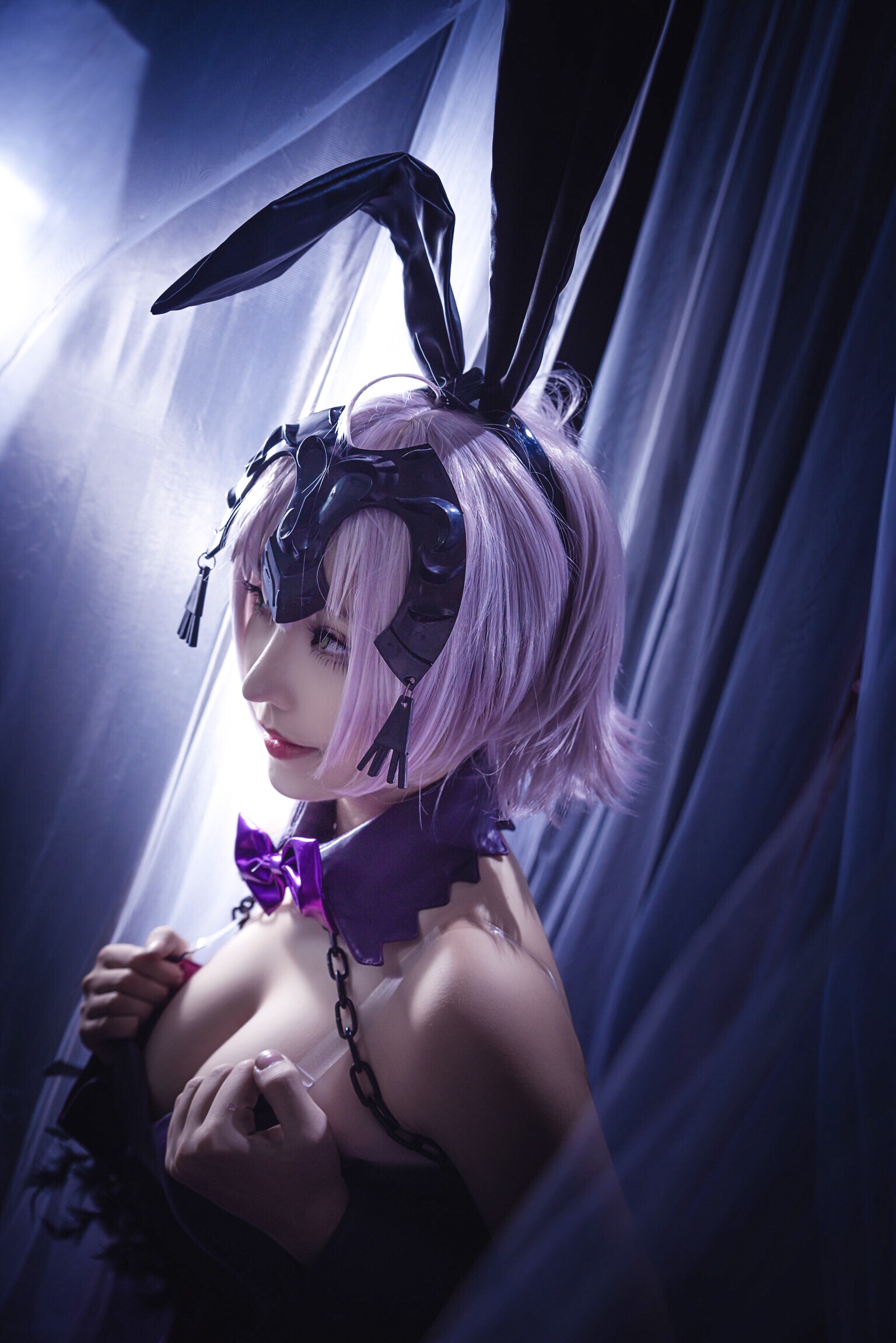 菌烨tako 黑贞德兔女郎Part1 [9P-4MB]