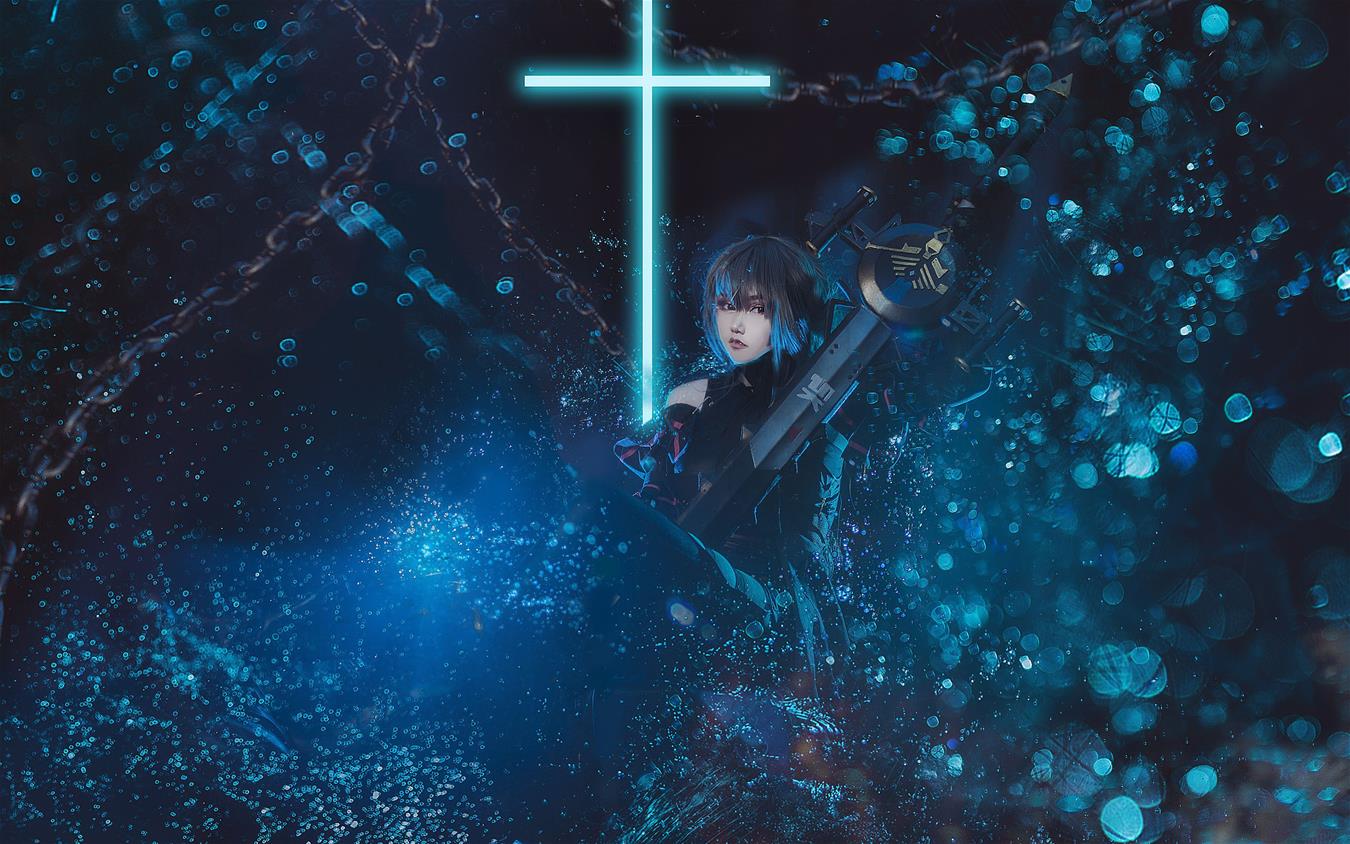 蓝小沂KiKi 明日方舟 幽灵鲨 [9P-36MB]