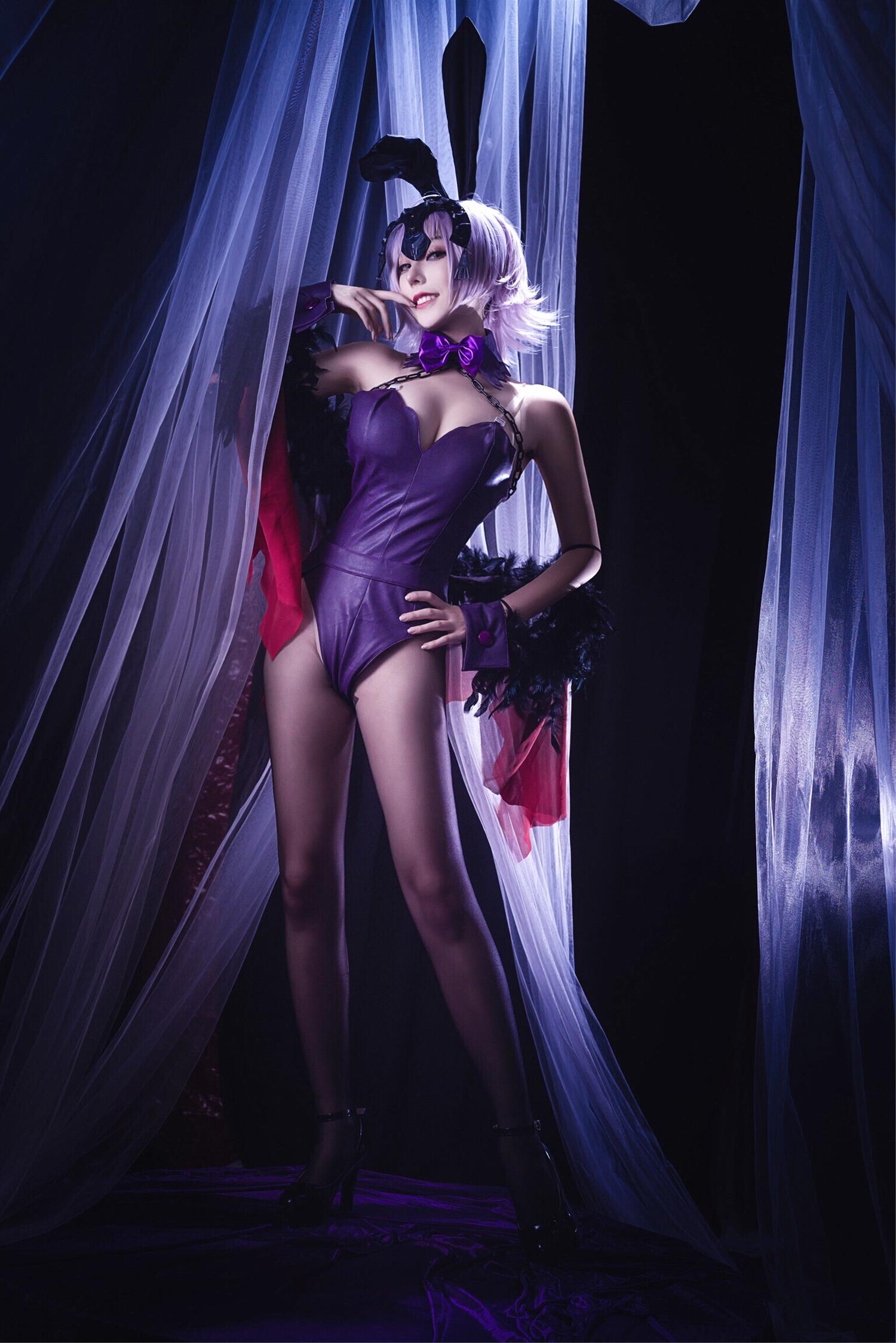 菌烨tako 黑贞德兔女郎Part1 [9P-4MB]