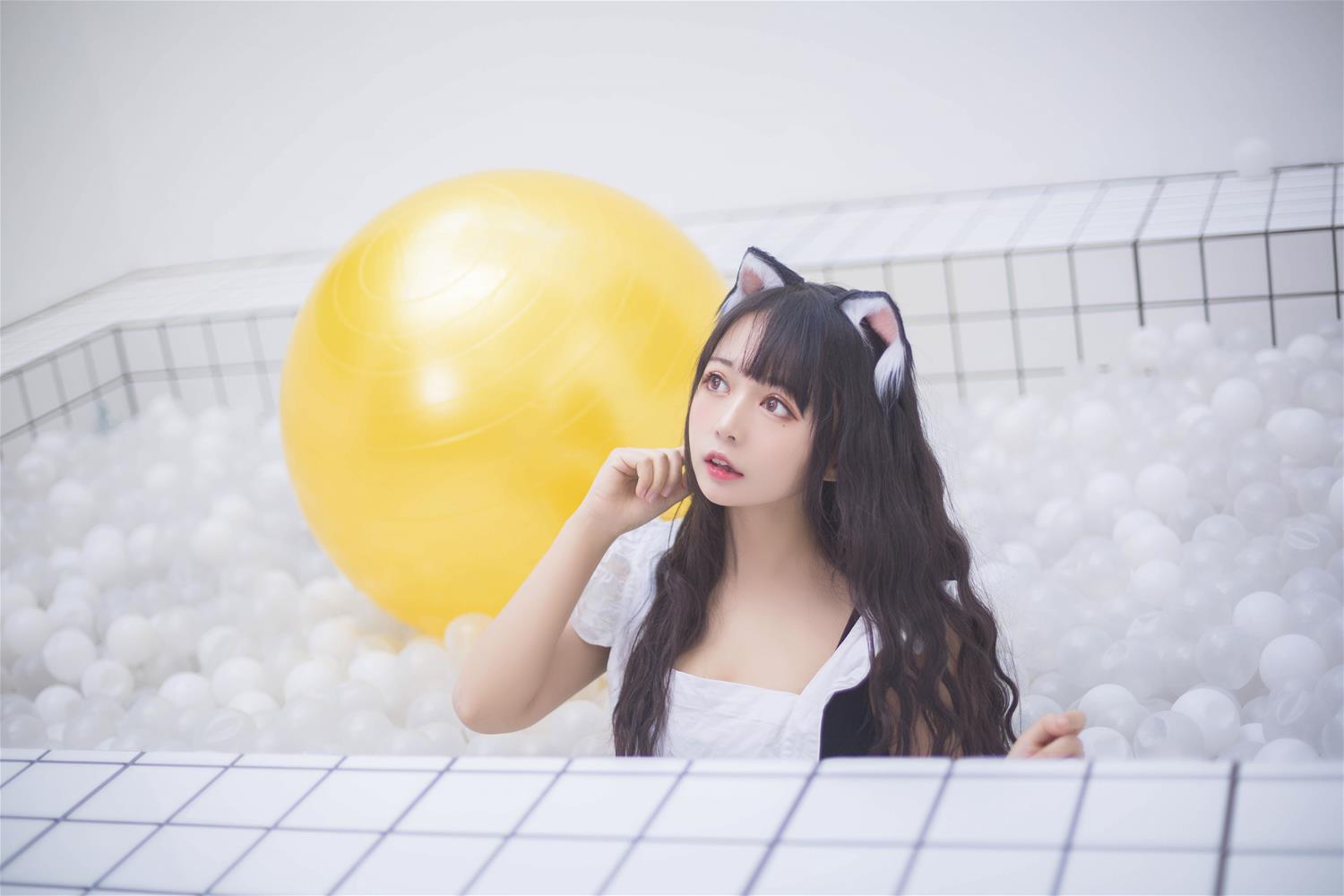 黑猫猫 海洋球喵 [9P-9MB]