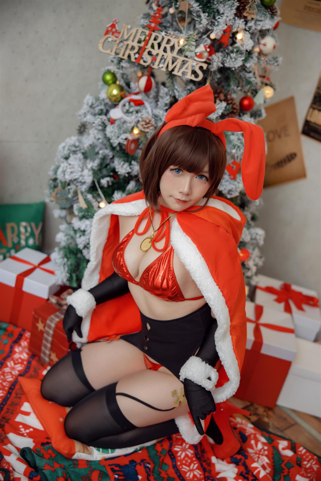 麻花麻花酱 圣诞兔子 [22P-349MB]