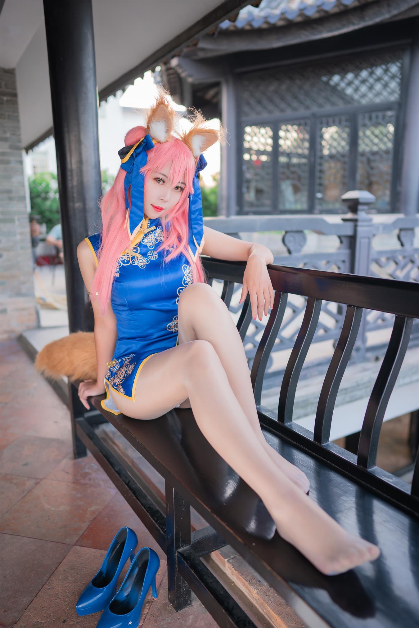 Money冷冷 玉藻前旗袍 [17P-164MB]