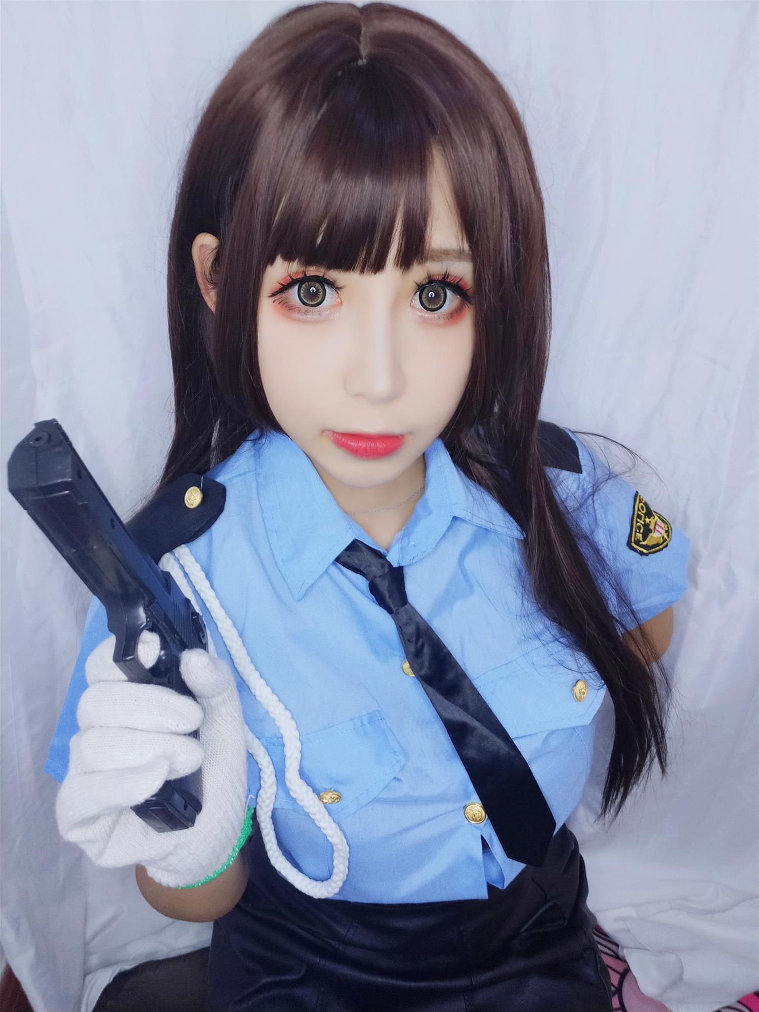 黑米粥（小酥酱）蓝色制服 [15P1V-112MB]