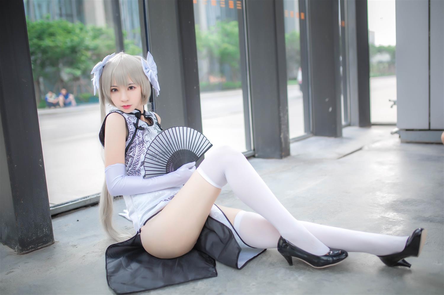 疯猫ss 穹妹旗袍白 [13P-12MB]