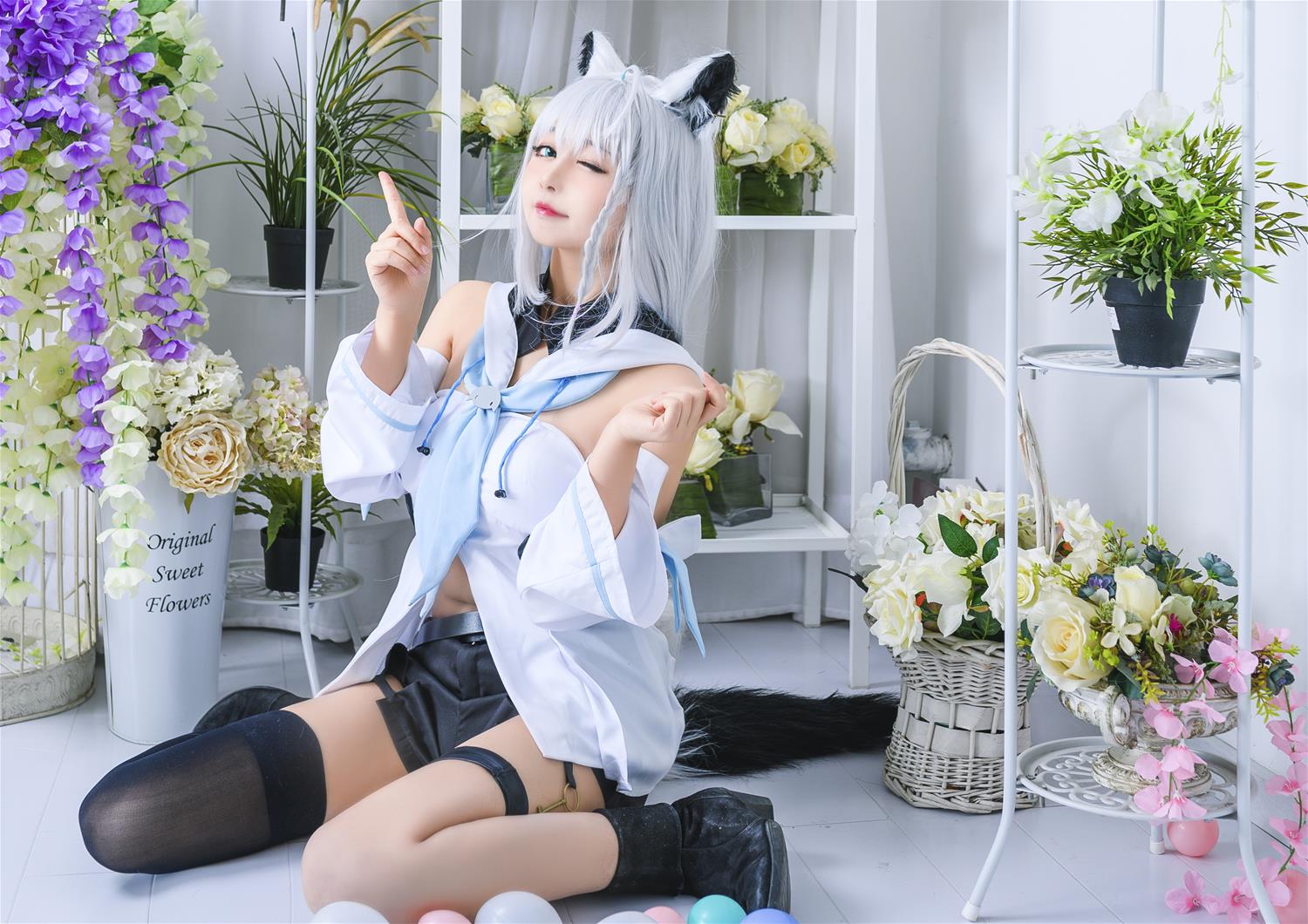 黑猫猫 白上吹雪 [12P-99MB]