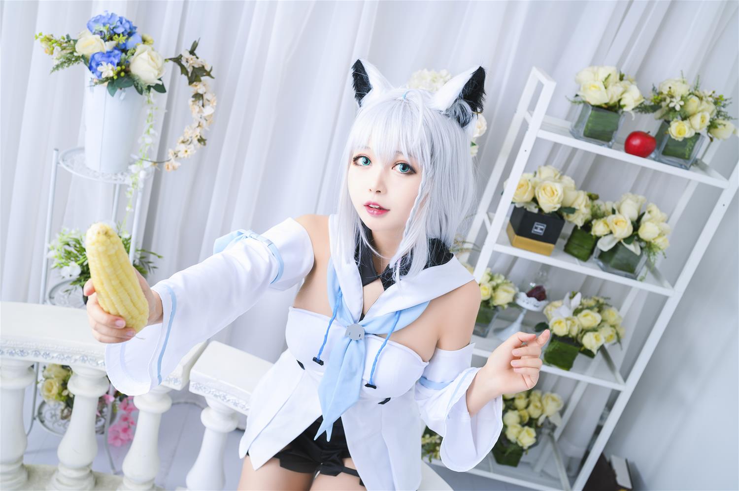 黑猫猫 白上吹雪 [12P-99MB]