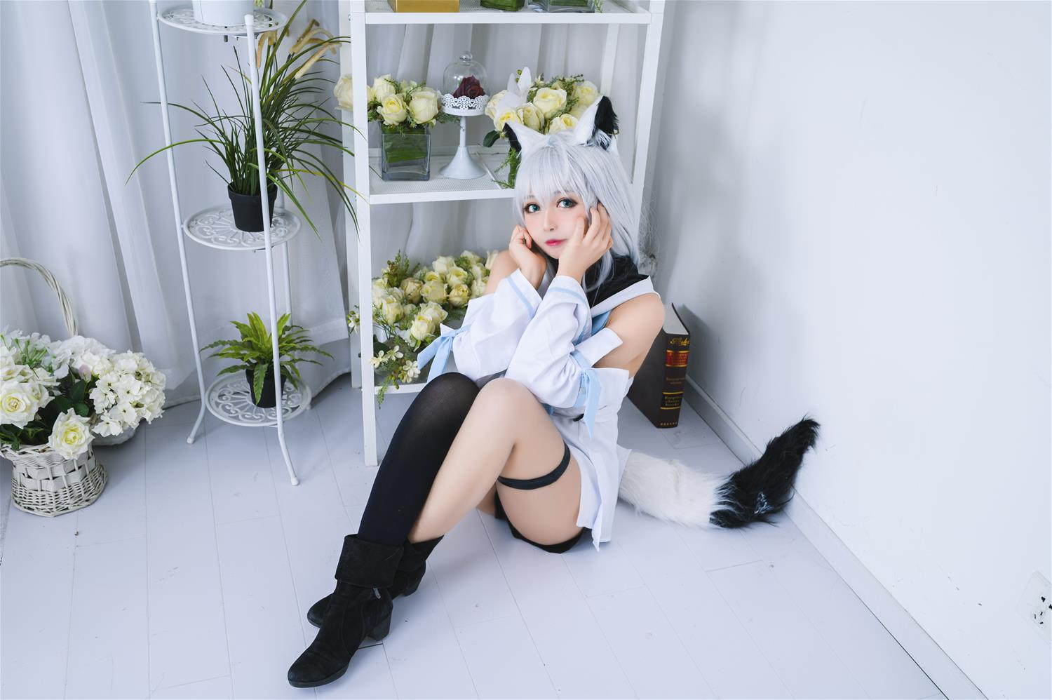 黑猫猫 白上吹雪 [12P-99MB]