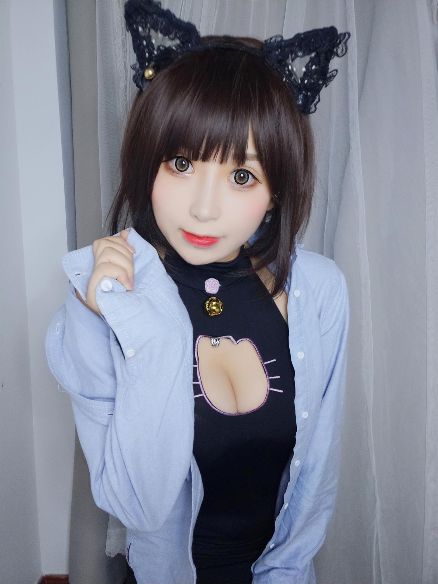 黑米粥（小酥酱）露背猫咪1 [6P2V-94MB]