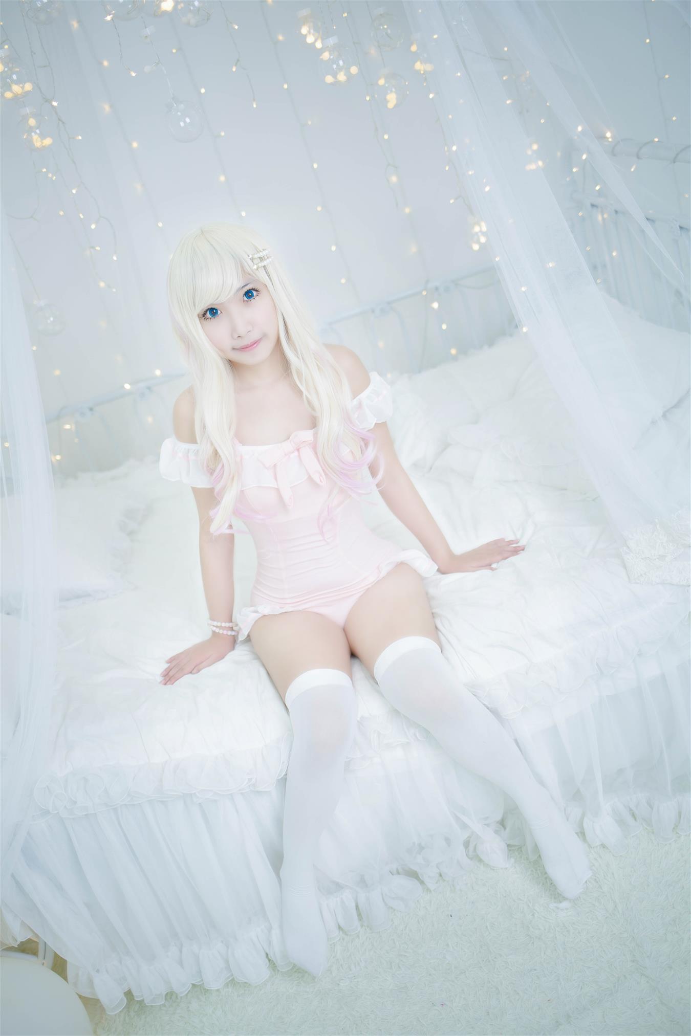 蜜嘟喵 粉色泳衣 [31P-33MB]