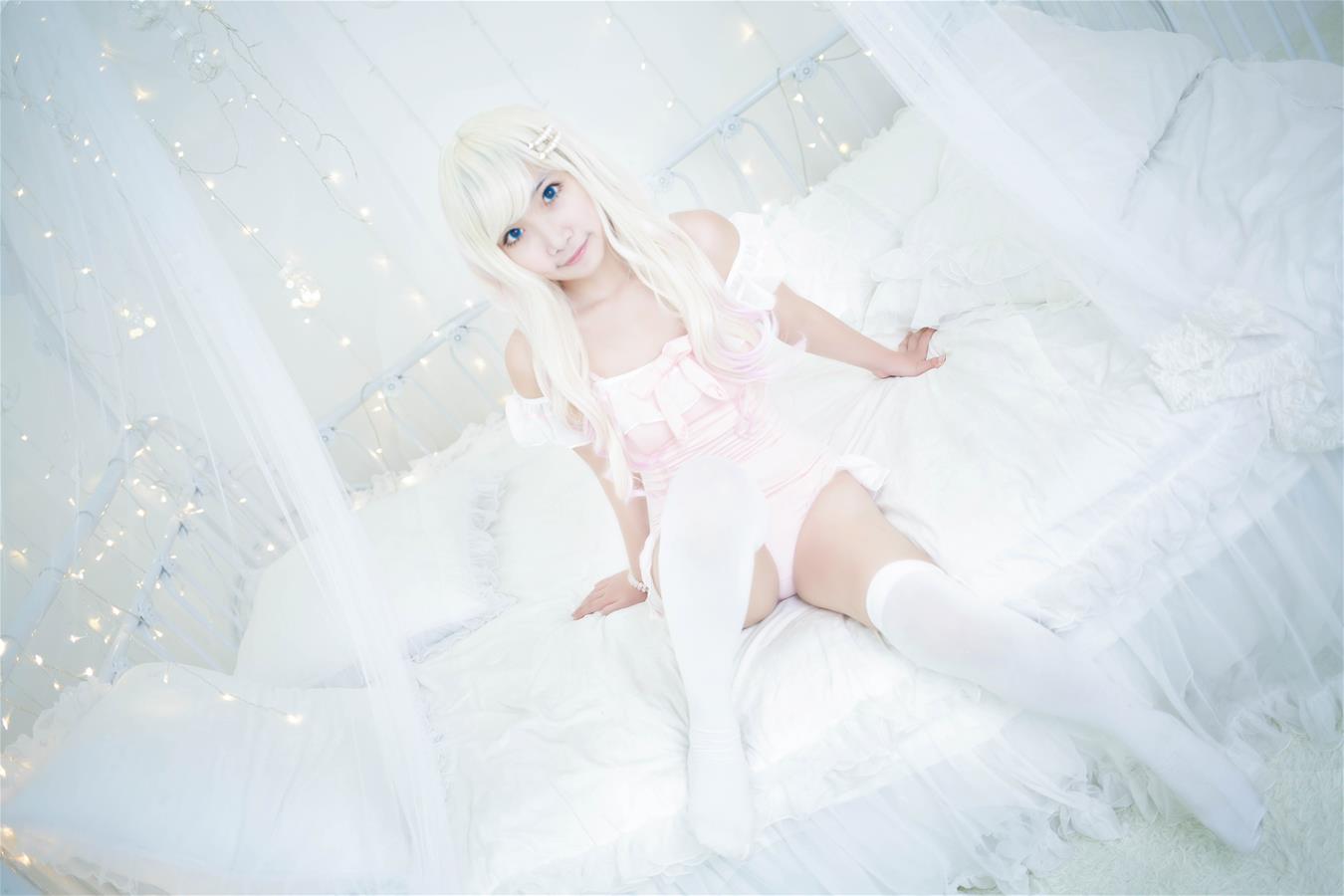 蜜嘟喵 粉色泳衣 [31P-33MB]