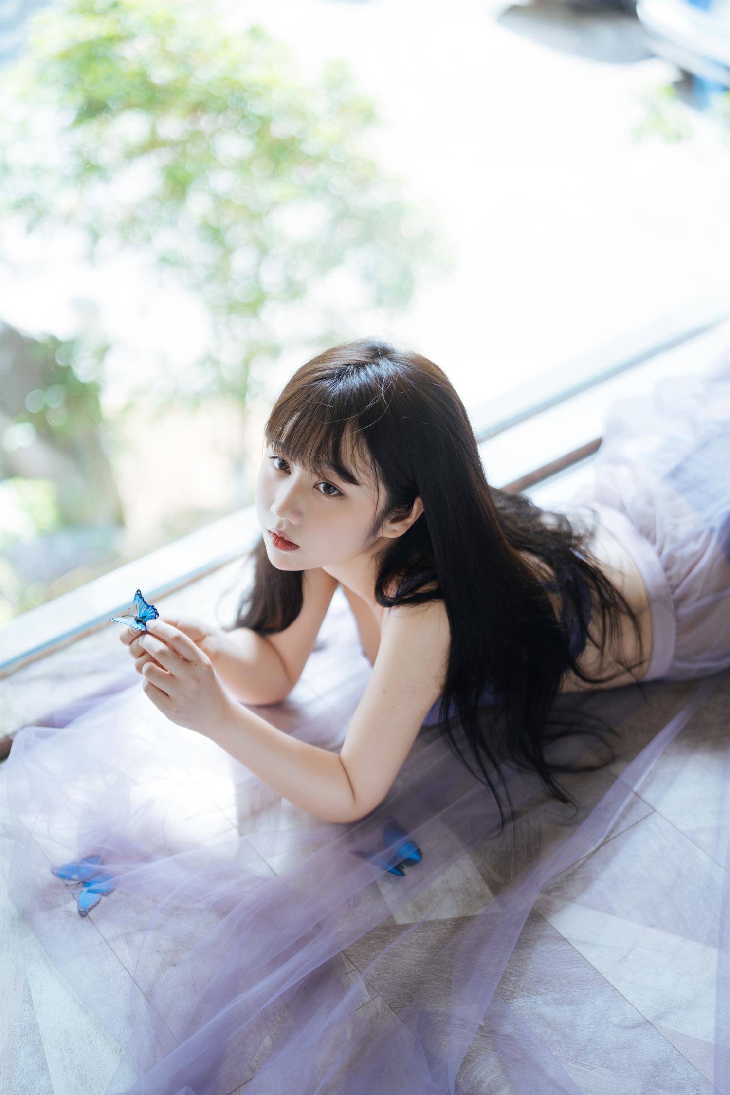 镜酱 静夏 紫纱裙 [58P-1.21GB]