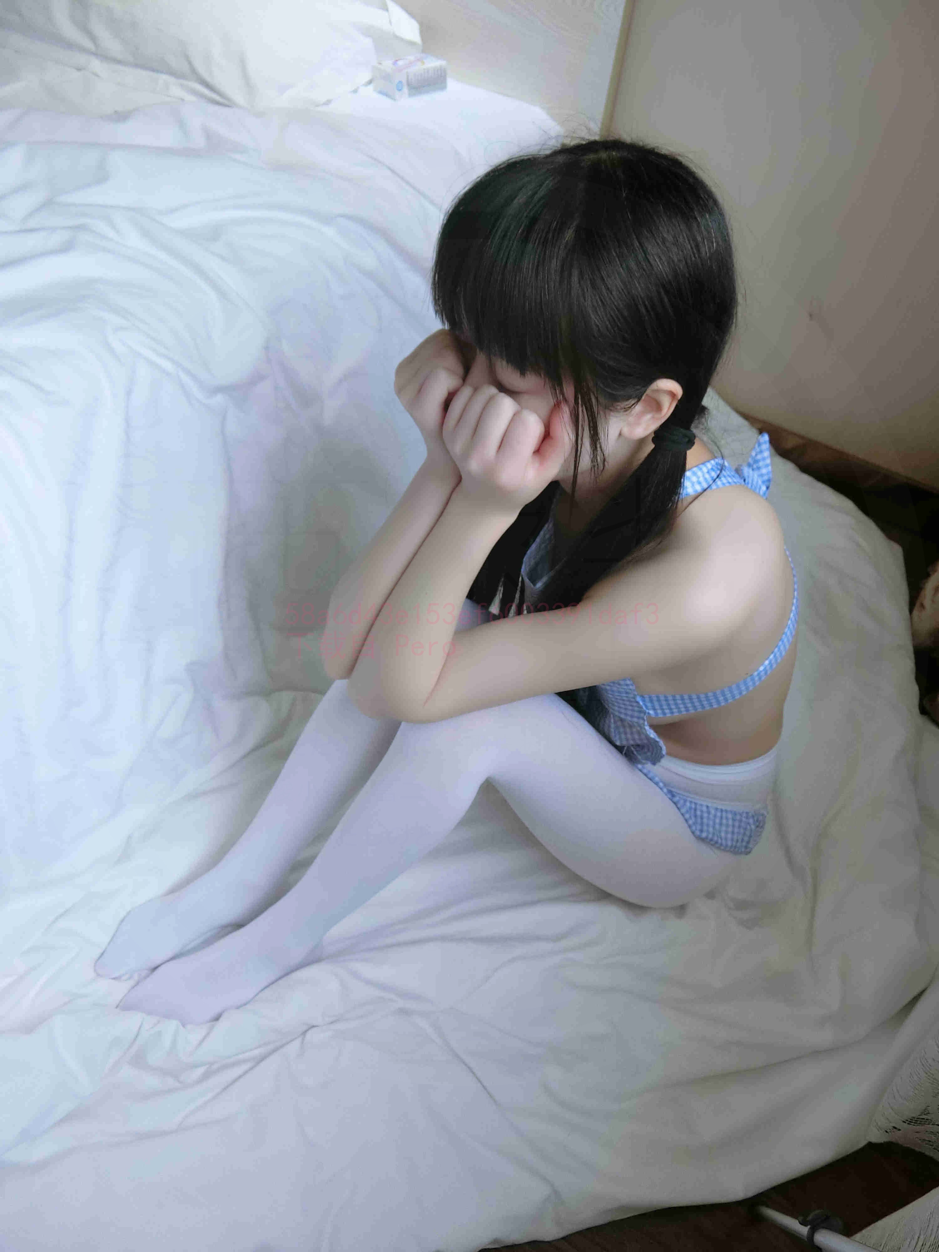 西尔酱 蓝白围裙 [45P-20MB]