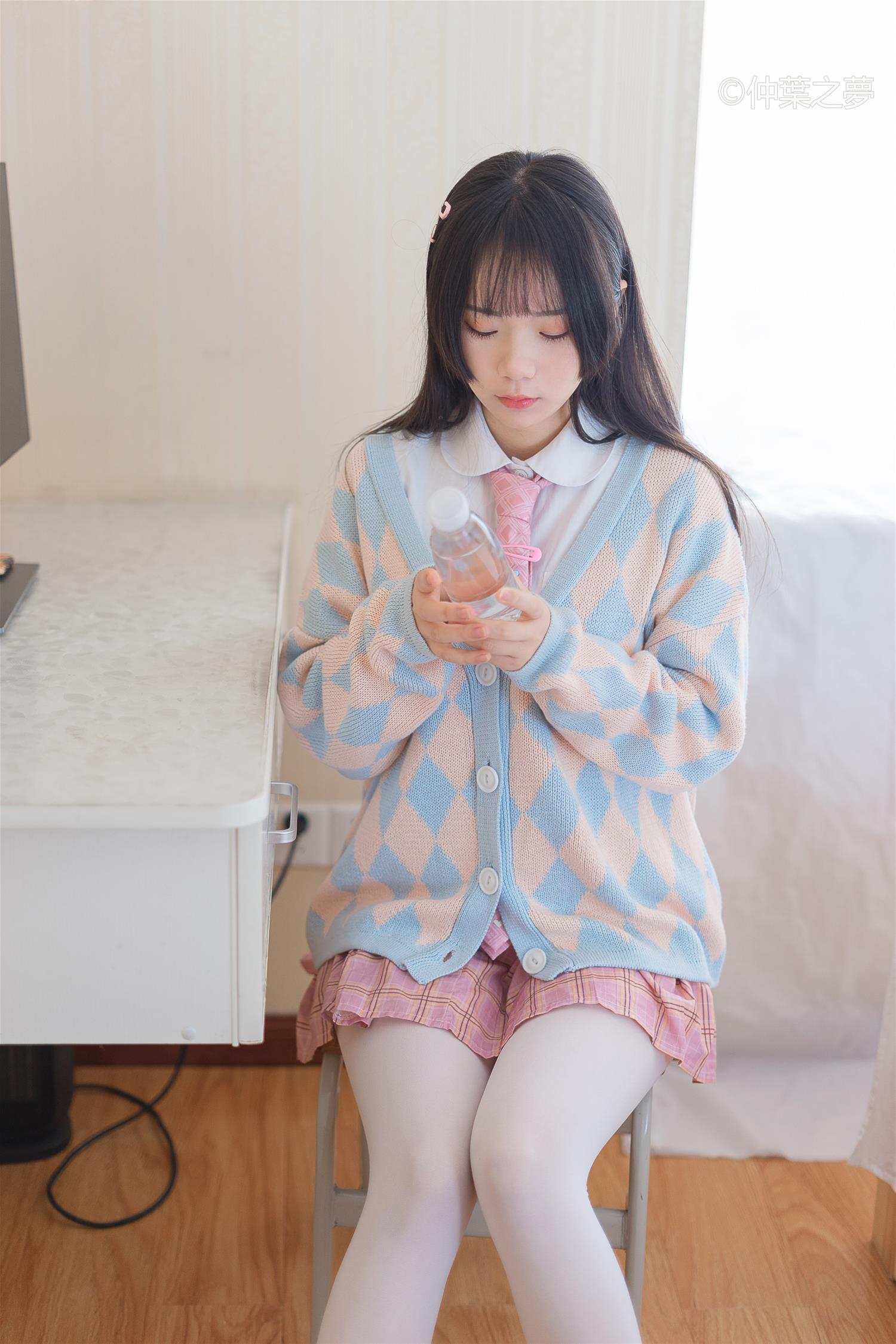 轻兰映画 Grand.007 半度喵 日系白丝妹妹的性感 [128P-839MB]