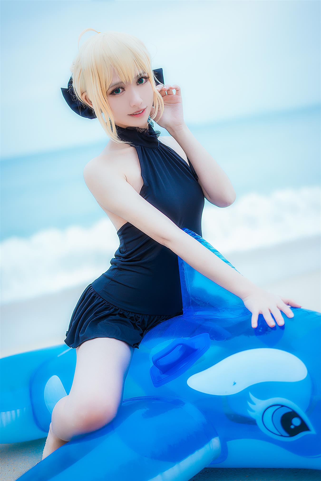 鳗鱼霏儿 King of Knight 海边 [11P-123MB]