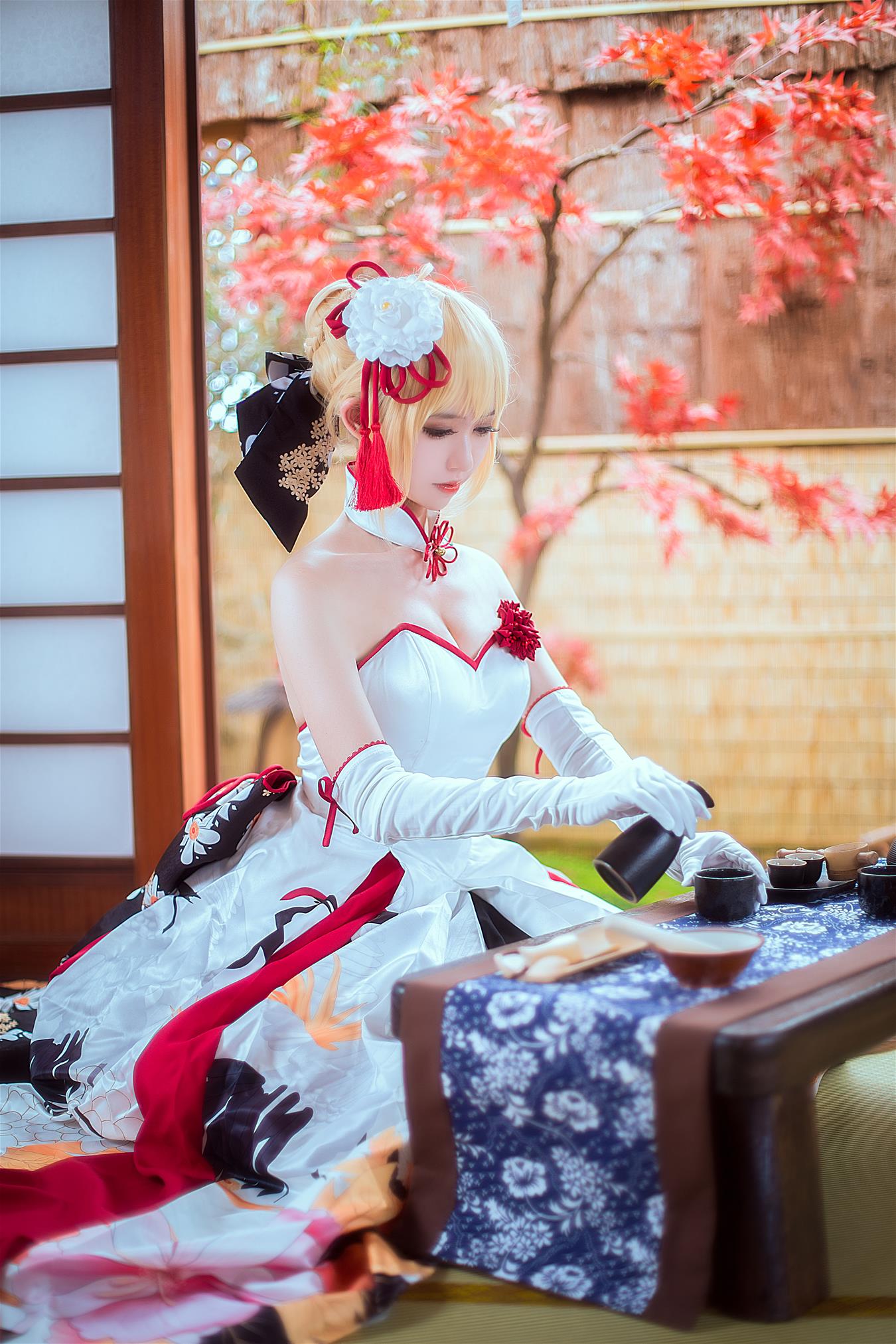 鳗鱼霏儿 King of Knight 和风礼服 [18P-212MB]