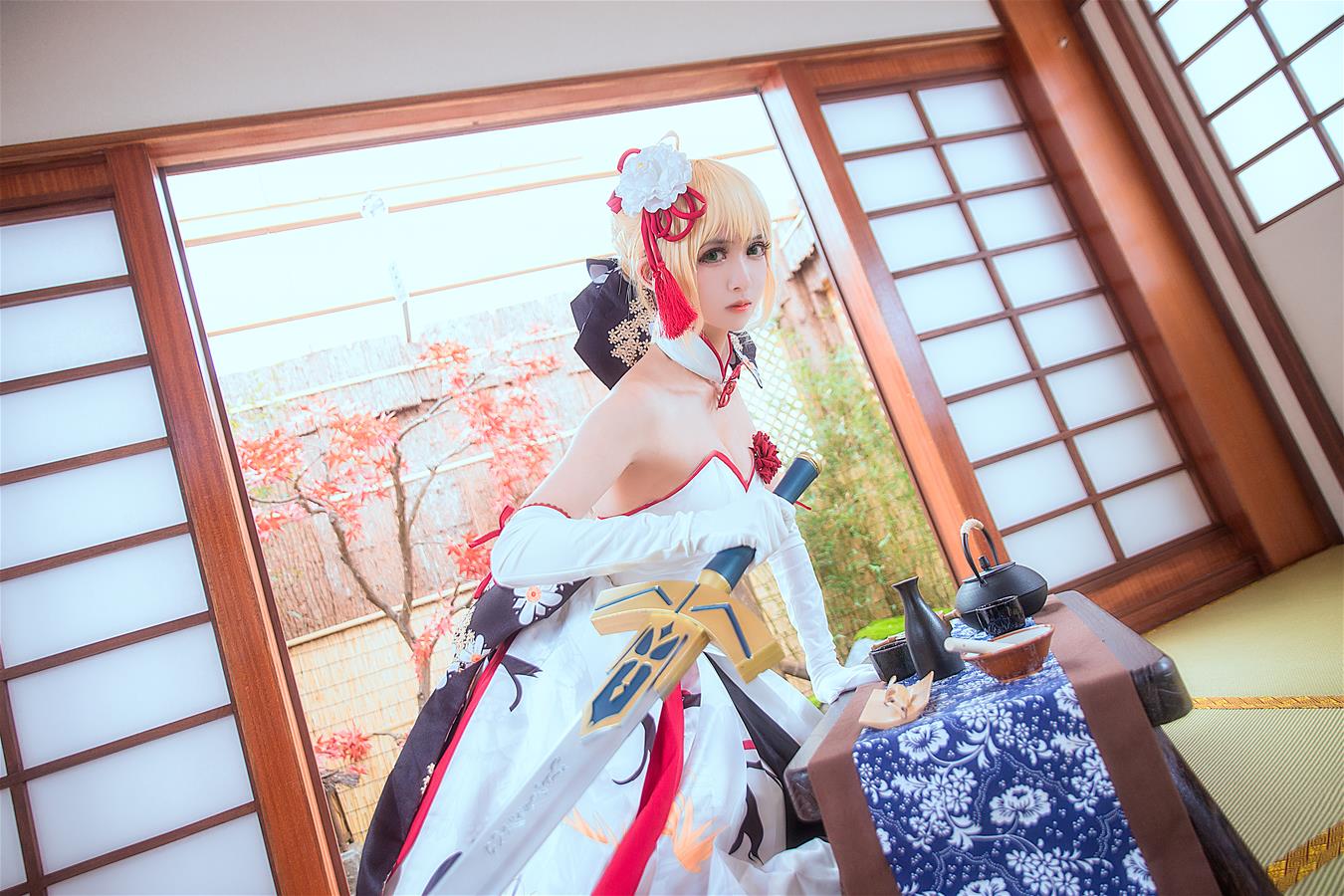 鳗鱼霏儿 King of Knight 和风礼服 [18P-212MB]