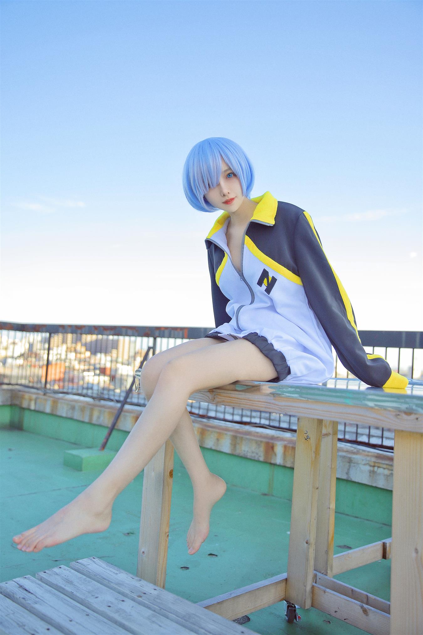 Shika小鹿鹿 蕾姆天台 [12P-35MB]