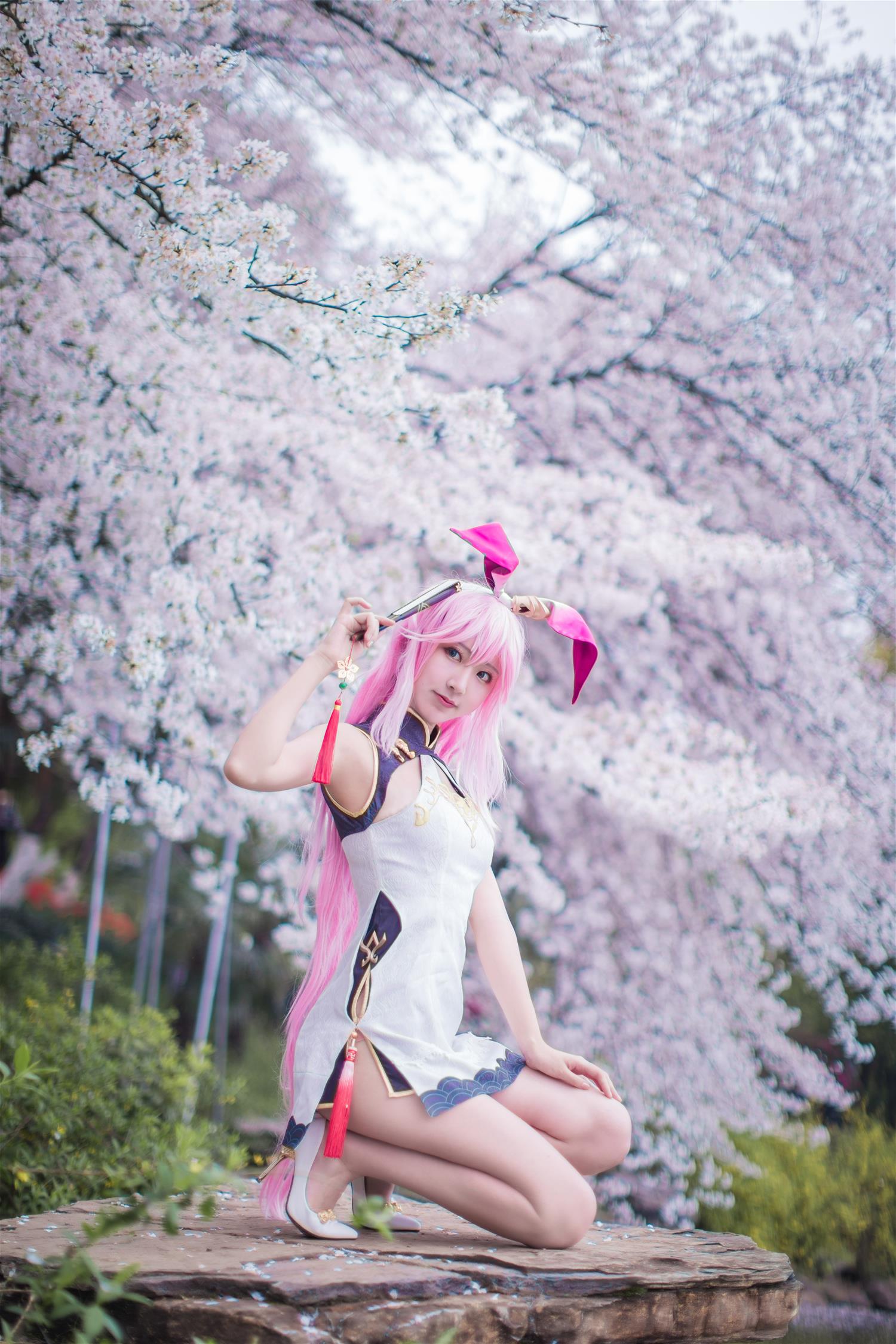 黑川 八重樱旗袍 [38P-361MB]