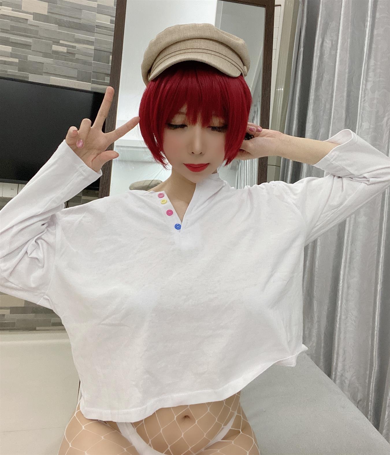 鹿野希 Vol.10 红发白网袜 [107P2V-186MB]