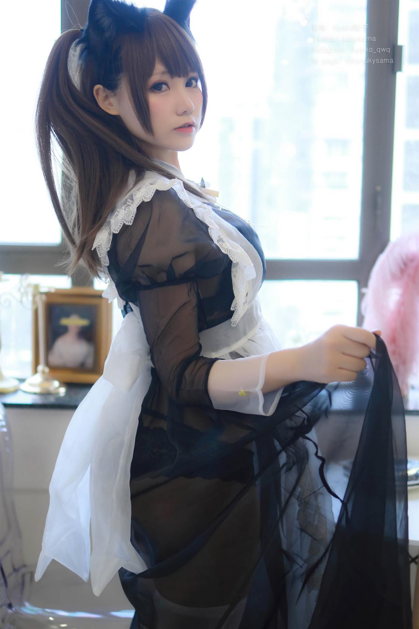 Nyako喵子 透明女仆 [50P-129MB]