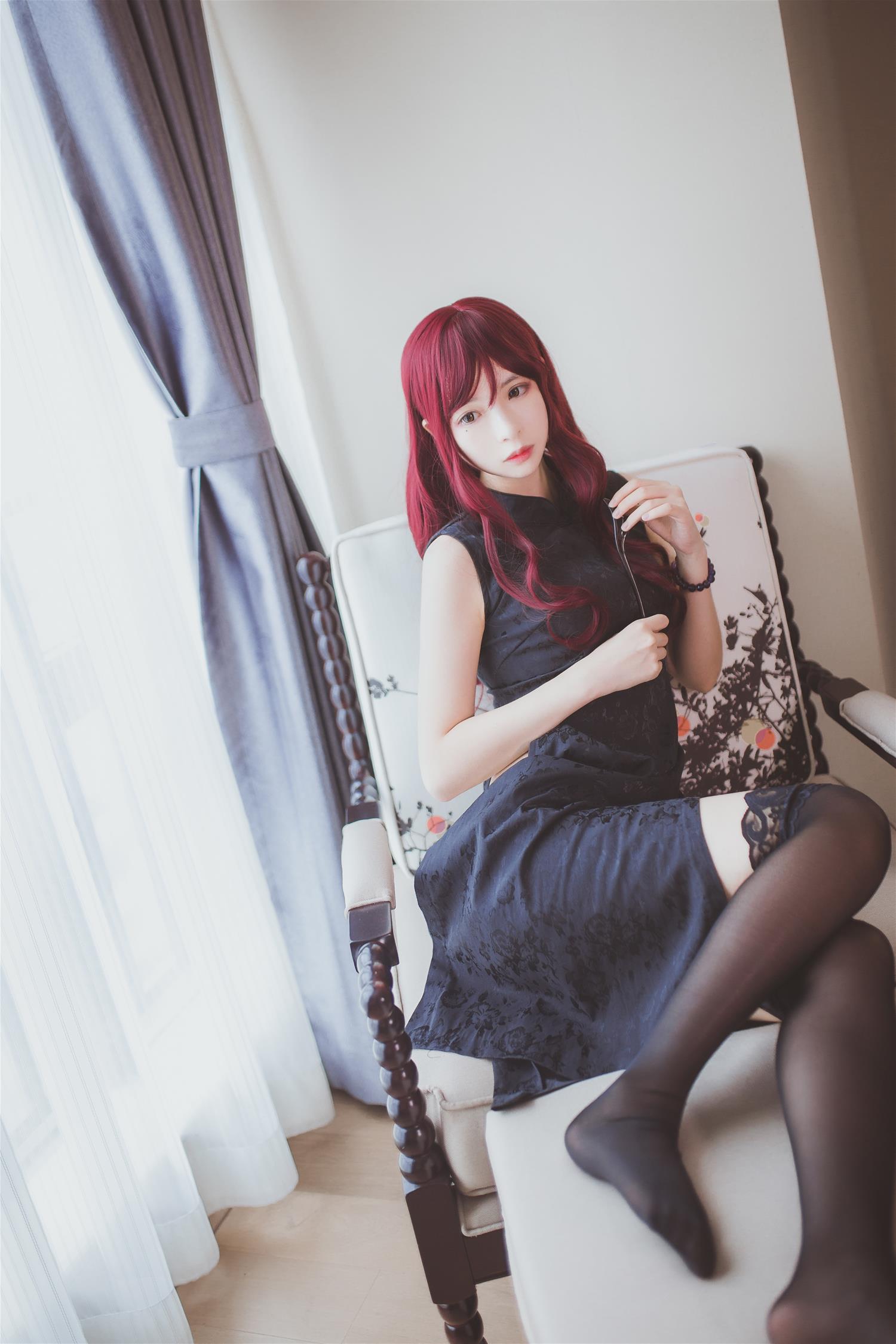 疯猫ss 黑色旗袍 [31P-207MB]