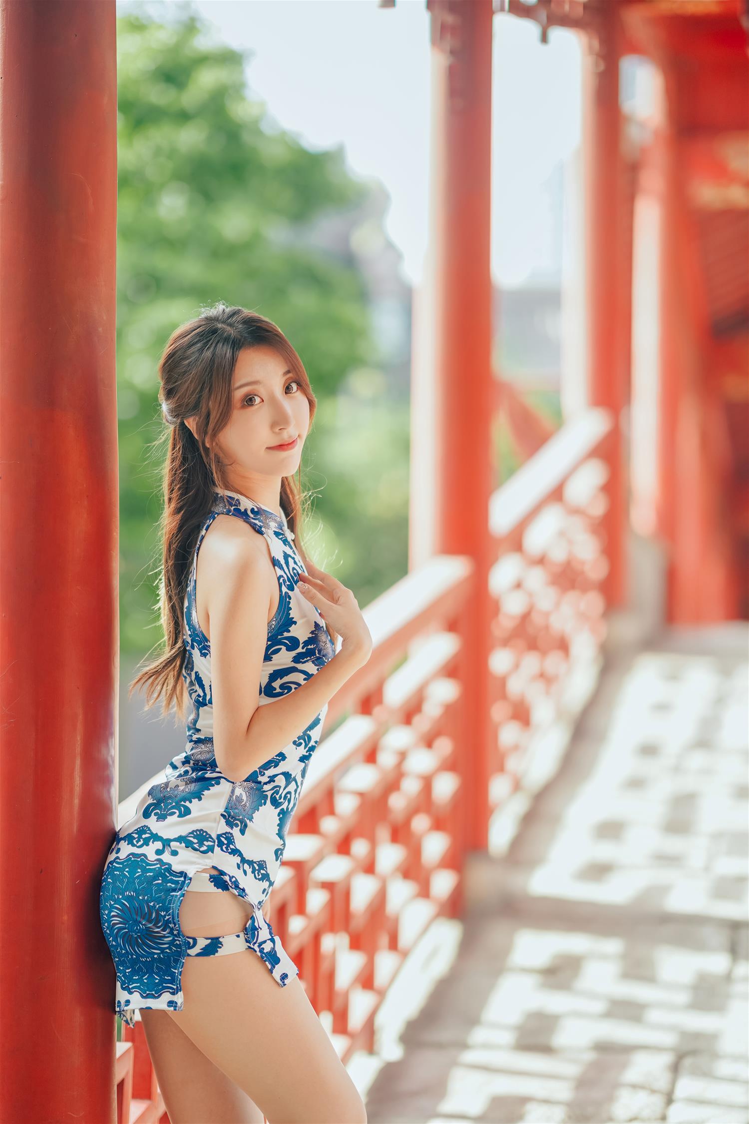 黑川 青花旗袍 [33P-318MB]