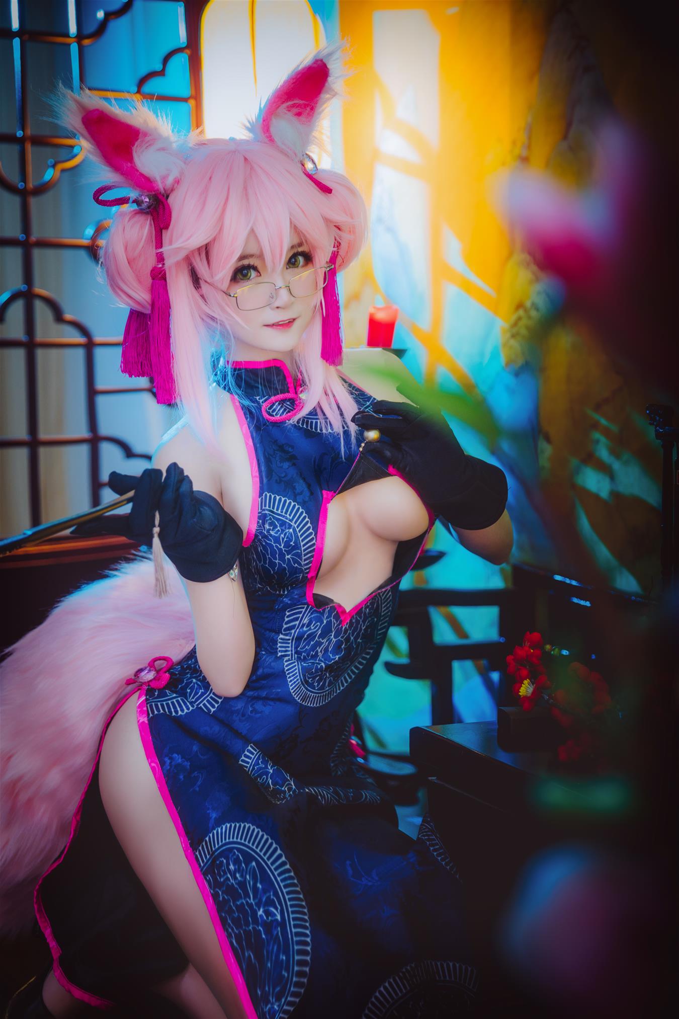 yui金鱼 旗袍 玉藻前 [13P-168MB]