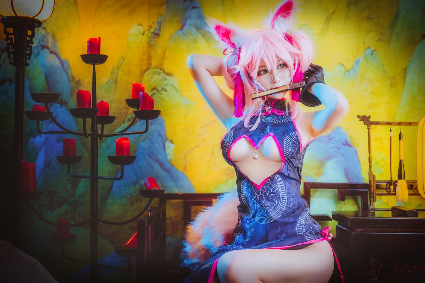 yui金鱼 旗袍 玉藻前 [13P-168MB]