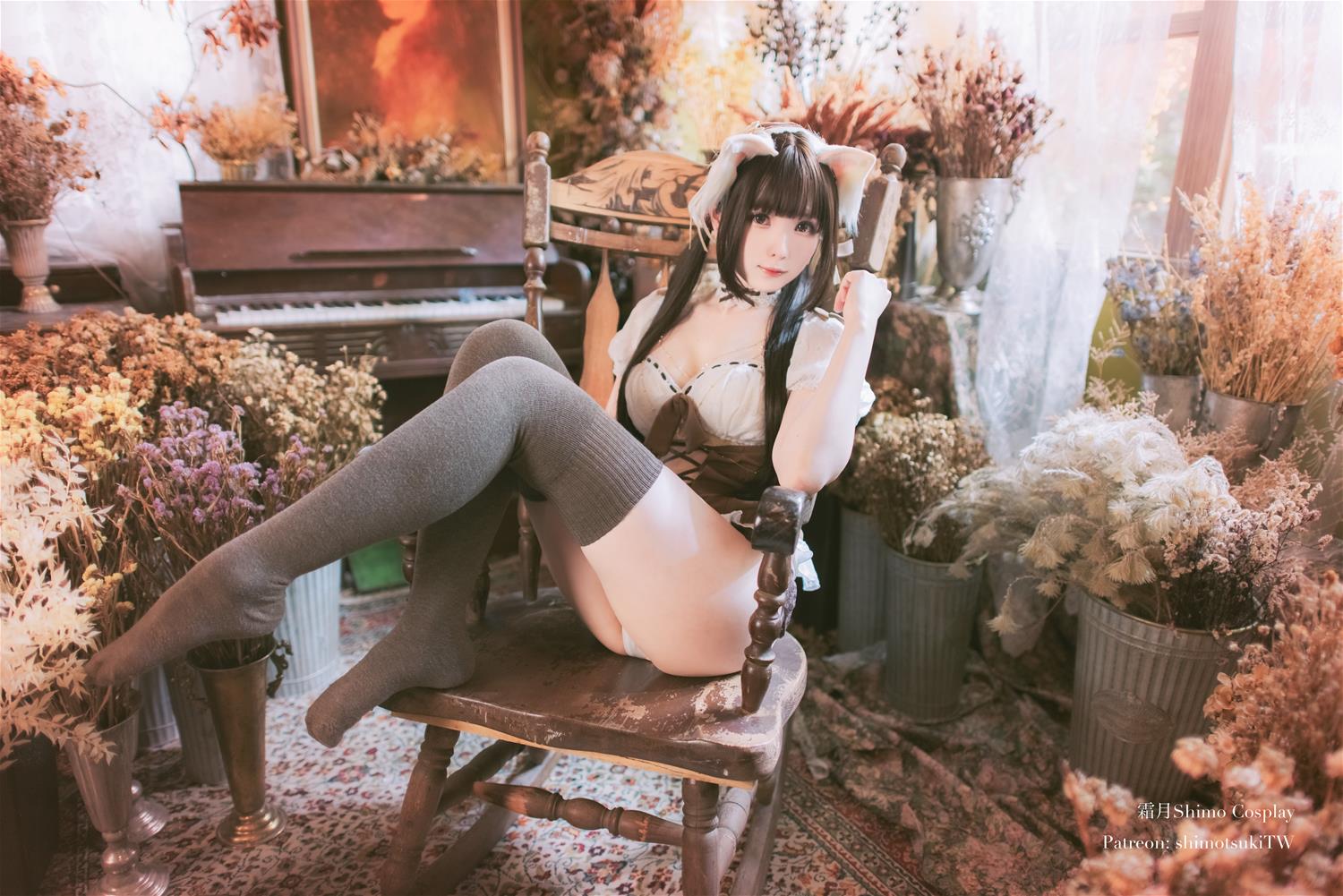 霜月shimo 古典白猫 [17P-340MB]