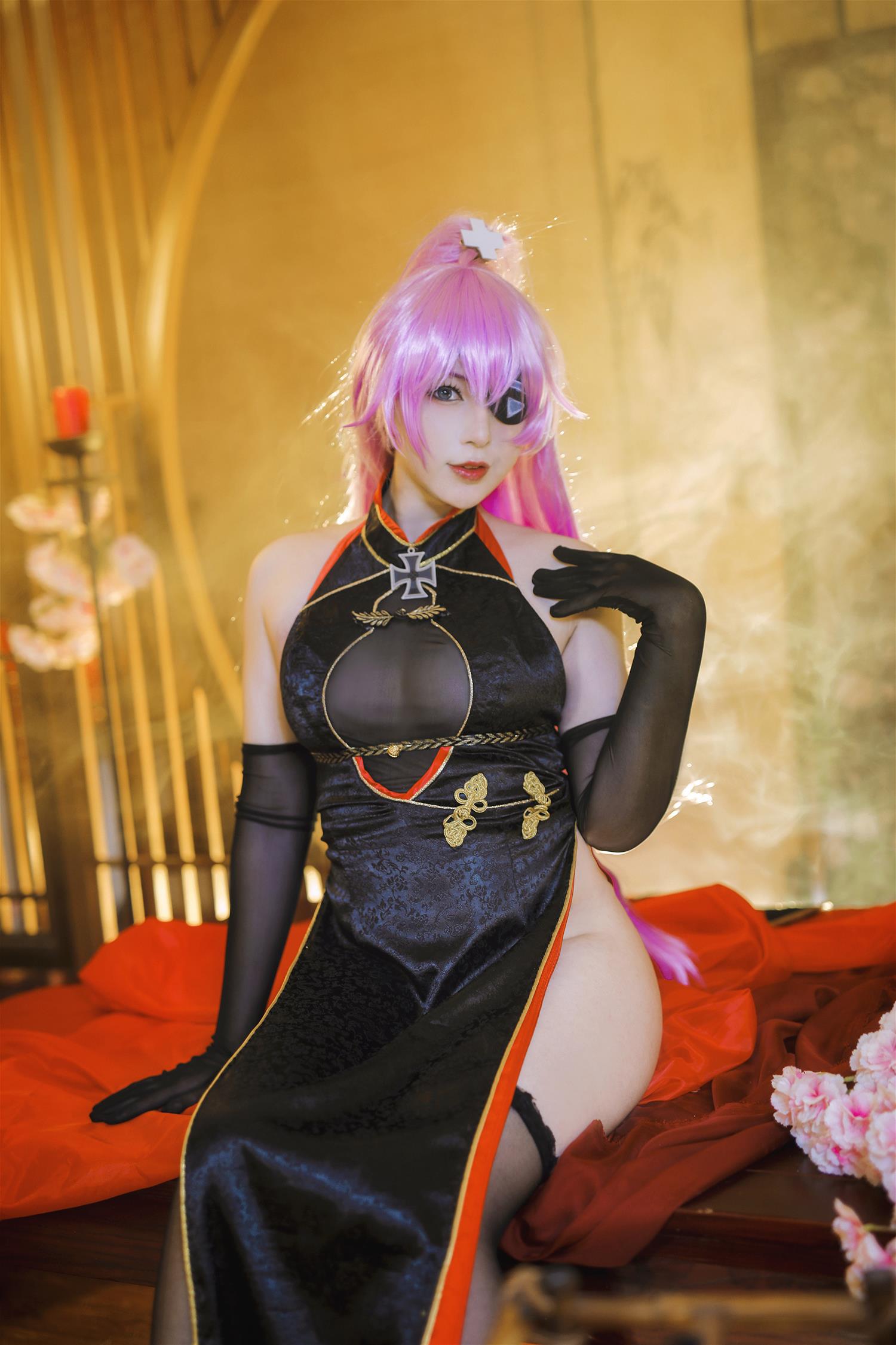 小容仔咕咕咕w 沙恩霍斯特旗袍 [11P-170MB]