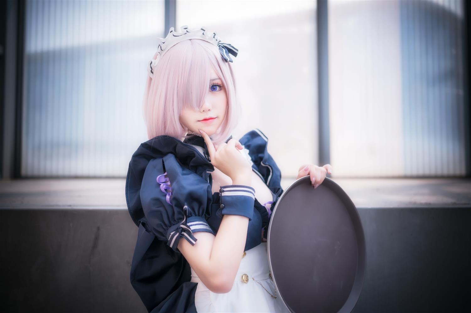 芋圆侑子 黑枪呆女仆自拍 [24P3V-211MB]