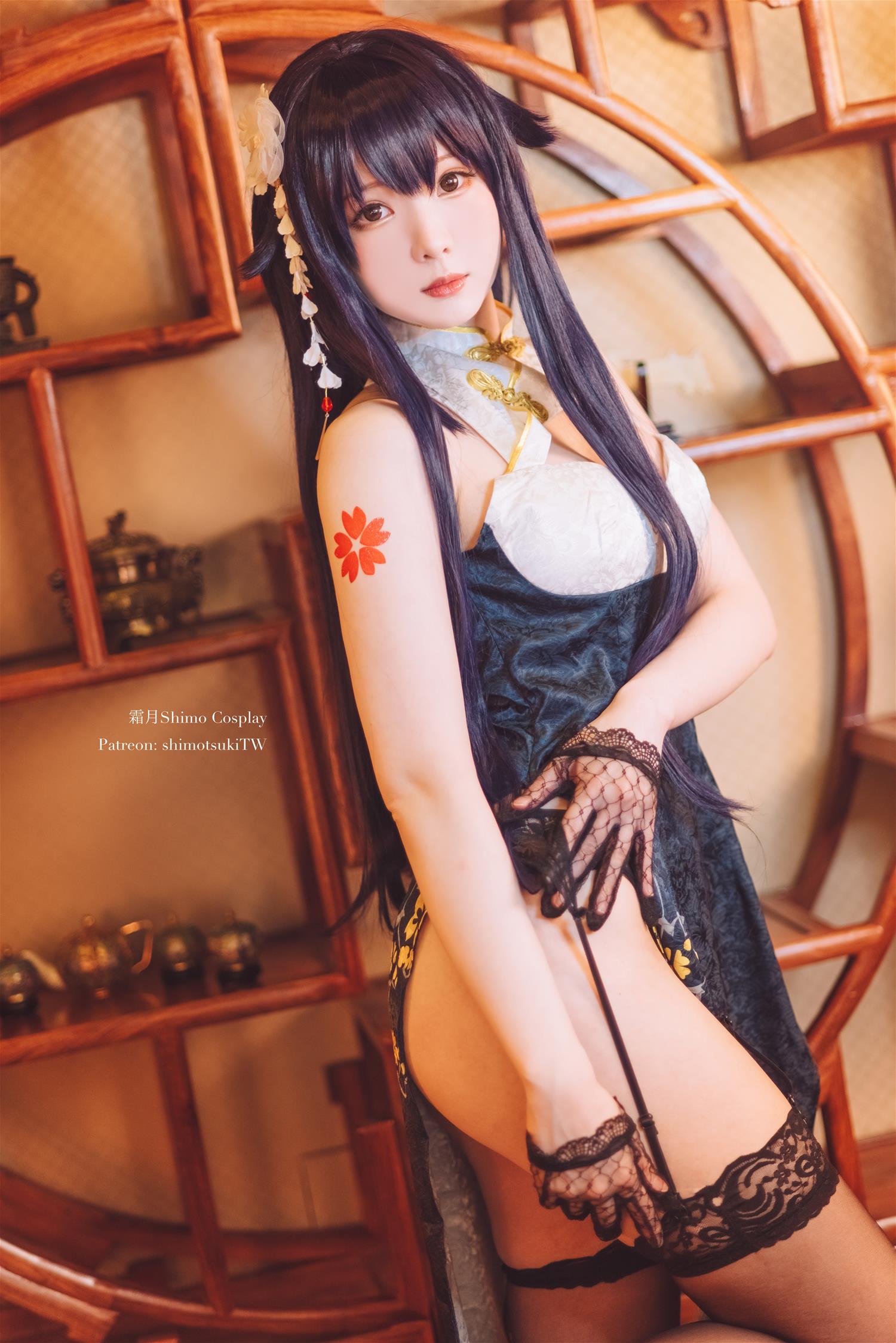 霜月shimo 碧蓝航线 吾妻旗袍 [12P1V-338MB]