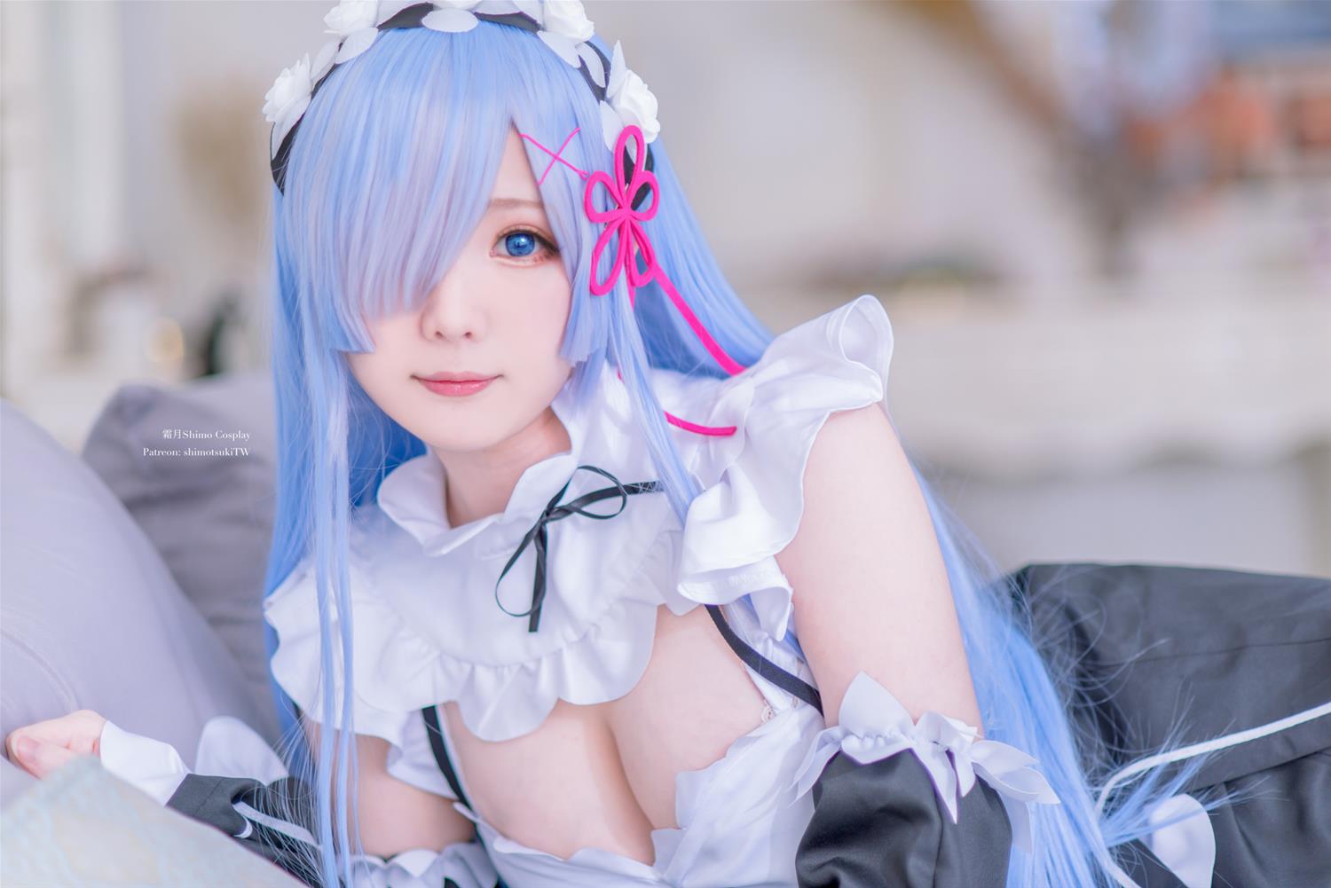 霜月shimo 雷姆女仆装 [12P-13MB]