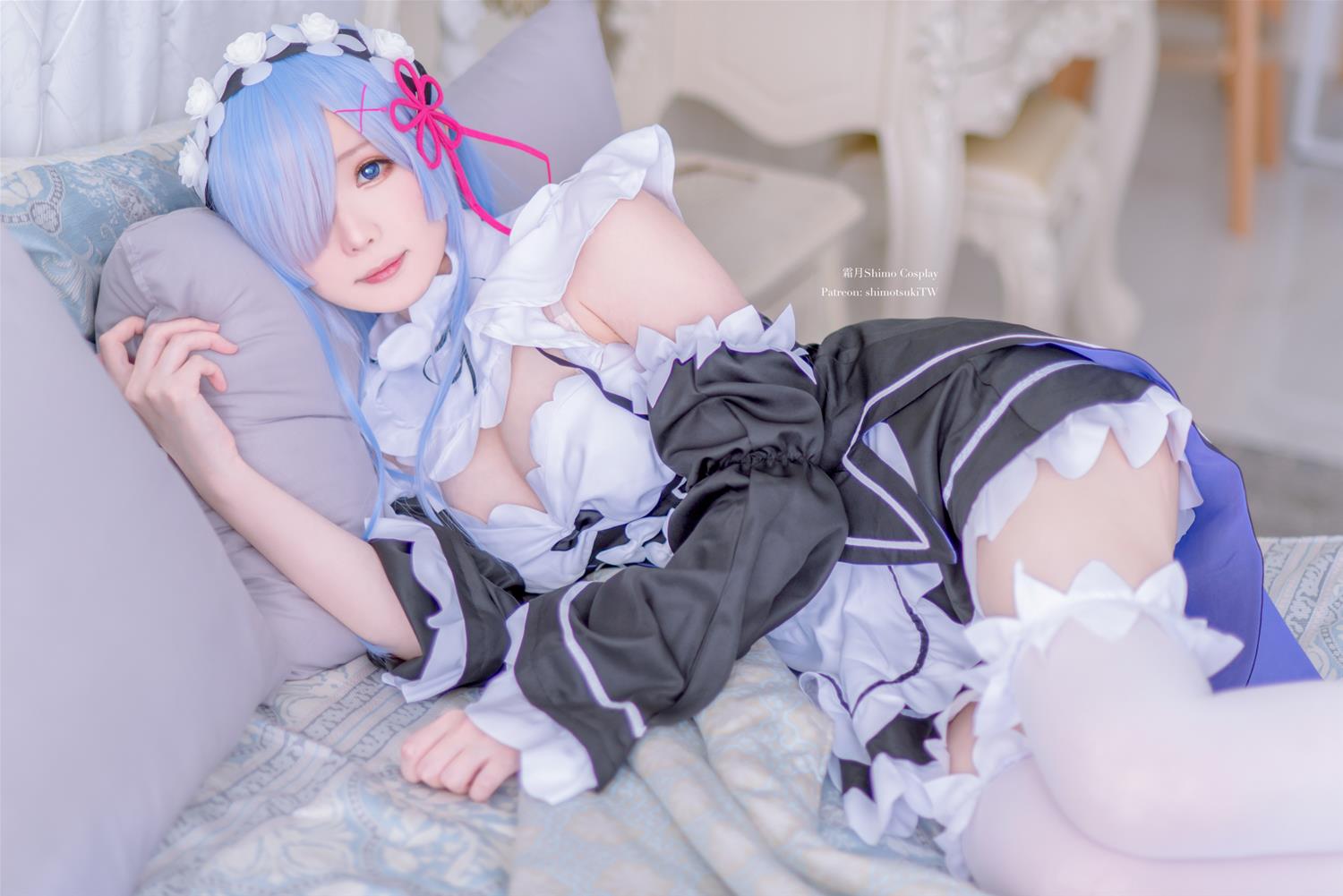 霜月shimo 雷姆女仆装 [12P-13MB]