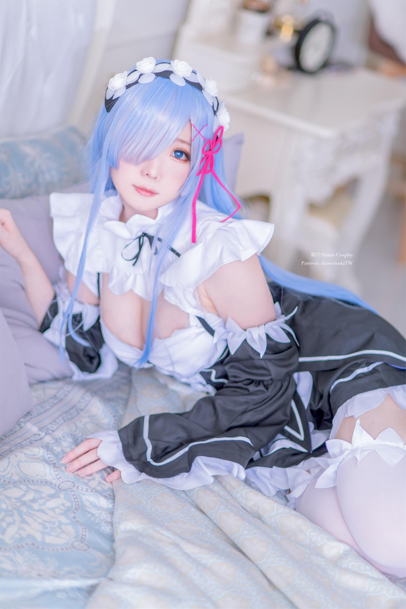 霜月shimo 雷姆女仆装 [12P-13MB]