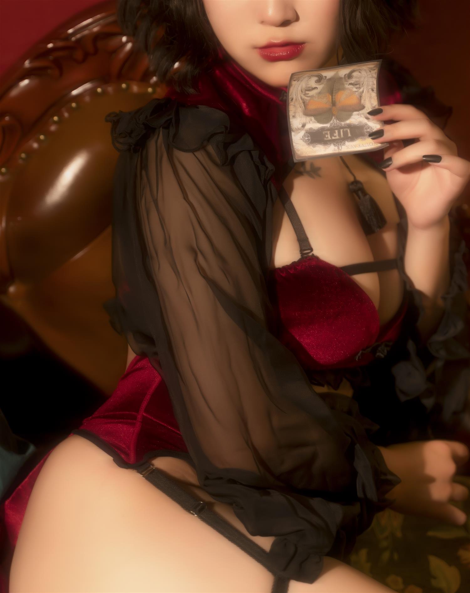 棕桠阿狗崽 红丝绒旗袍 [16P-145MB]