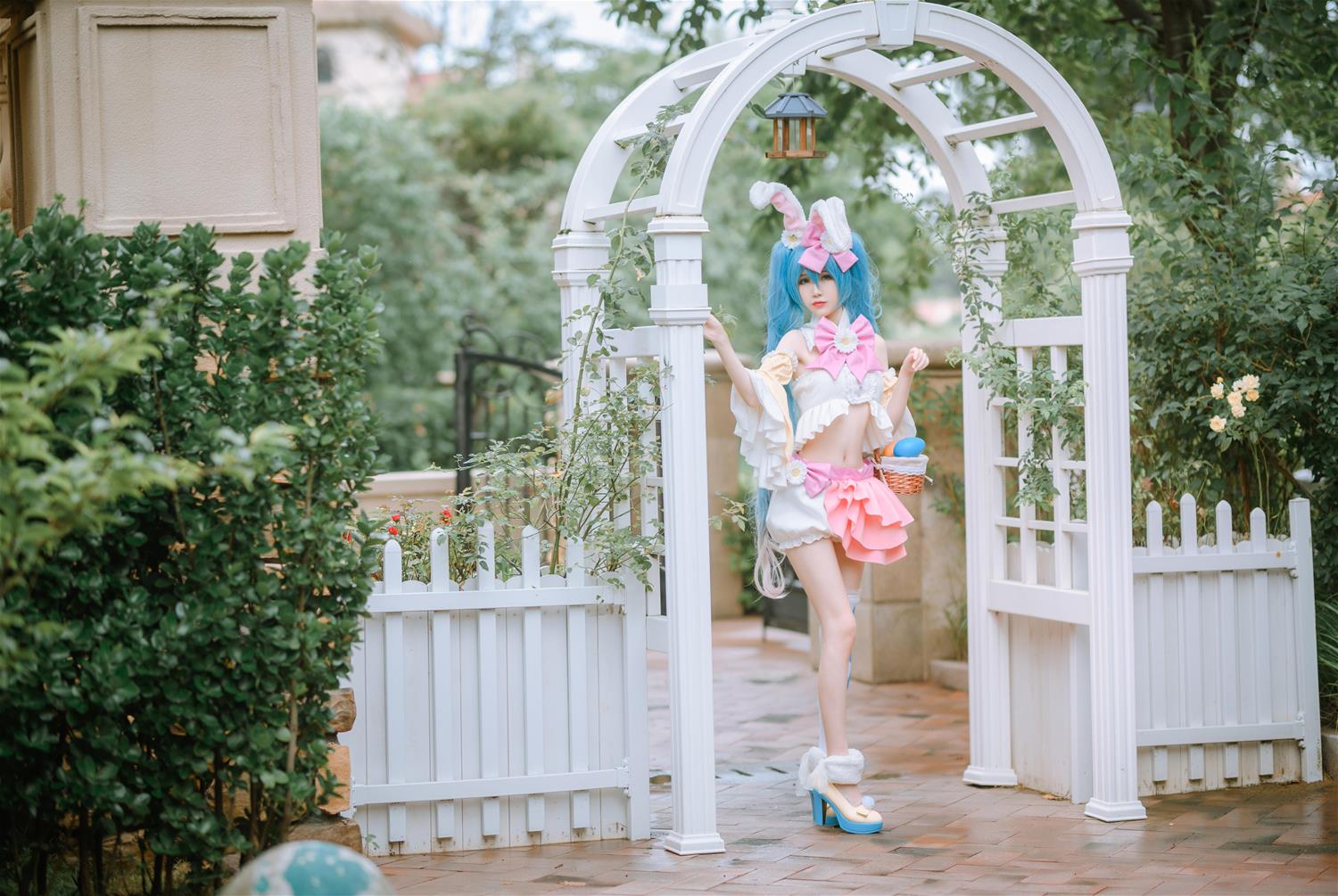 妖君白研 VOCOLOID COS正片 MIKU初音未来小兔子 [13P-131MB]