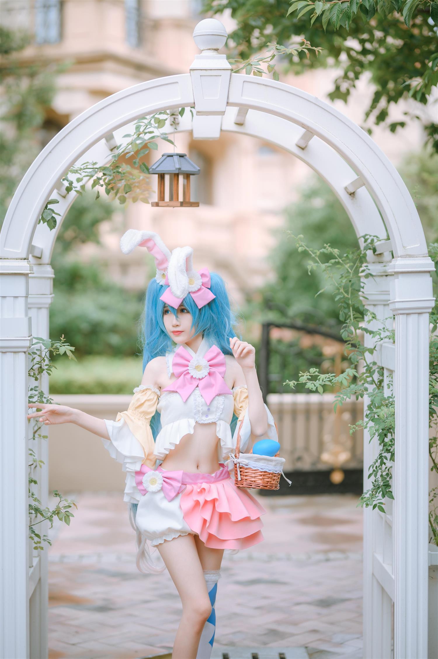 妖君白研 VOCOLOID COS正片 MIKU初音未来小兔子 [13P-131MB]