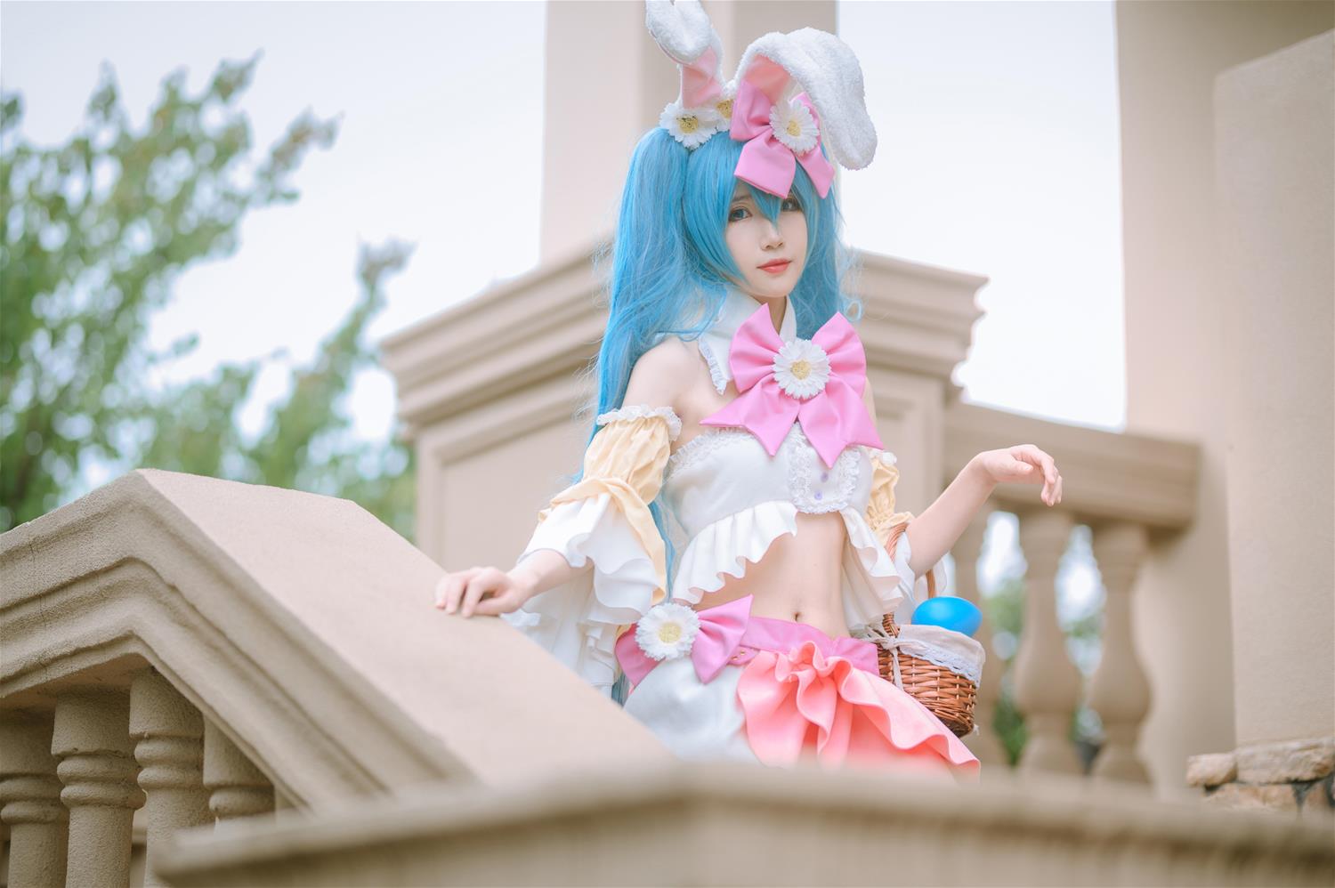 妖君白研 VOCOLOID COS正片 MIKU初音未来小兔子 [13P-131MB]