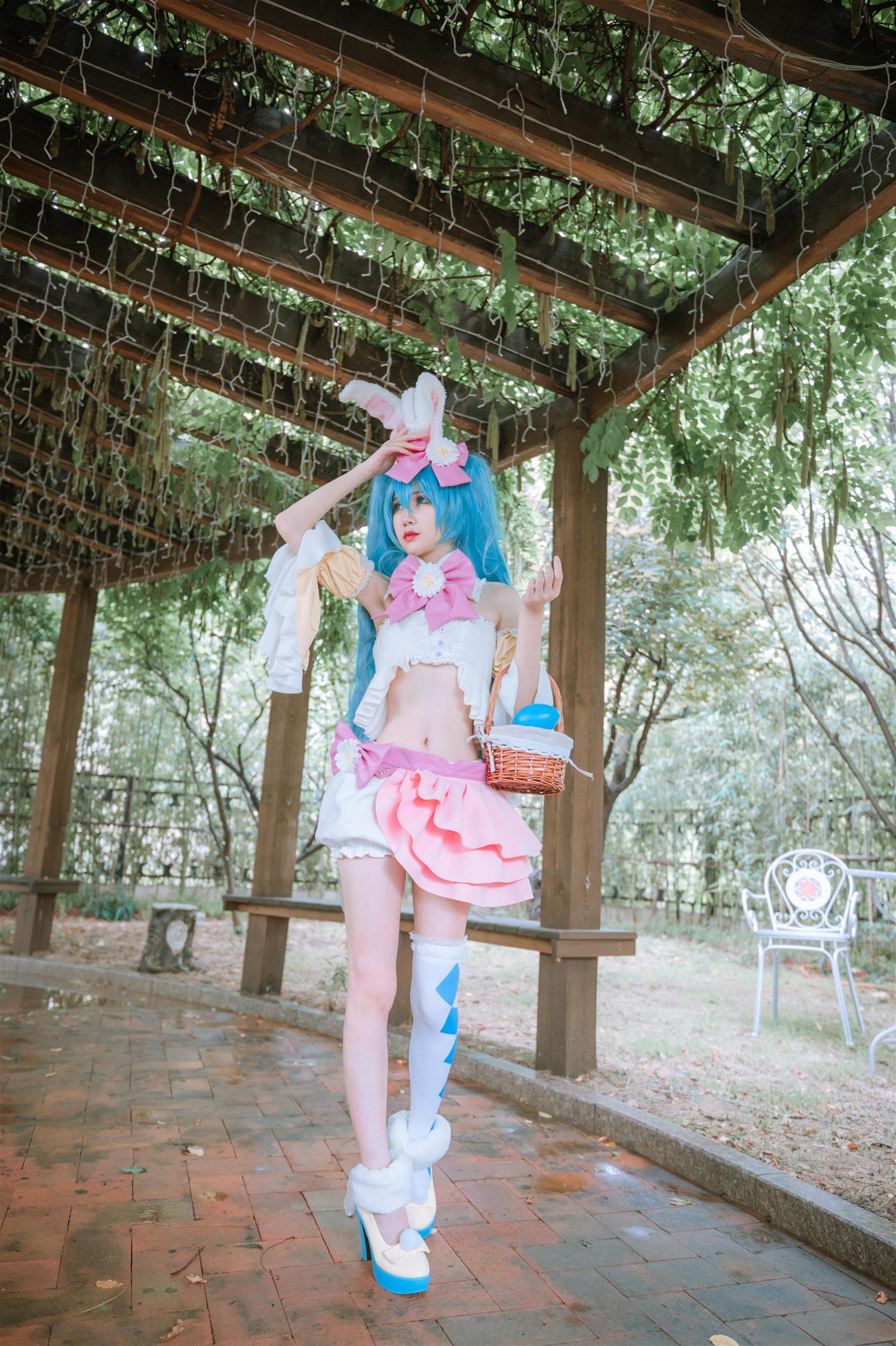 妖君白研 VOCOLOID COS正片 MIKU初音未来小兔子 [13P-131MB]