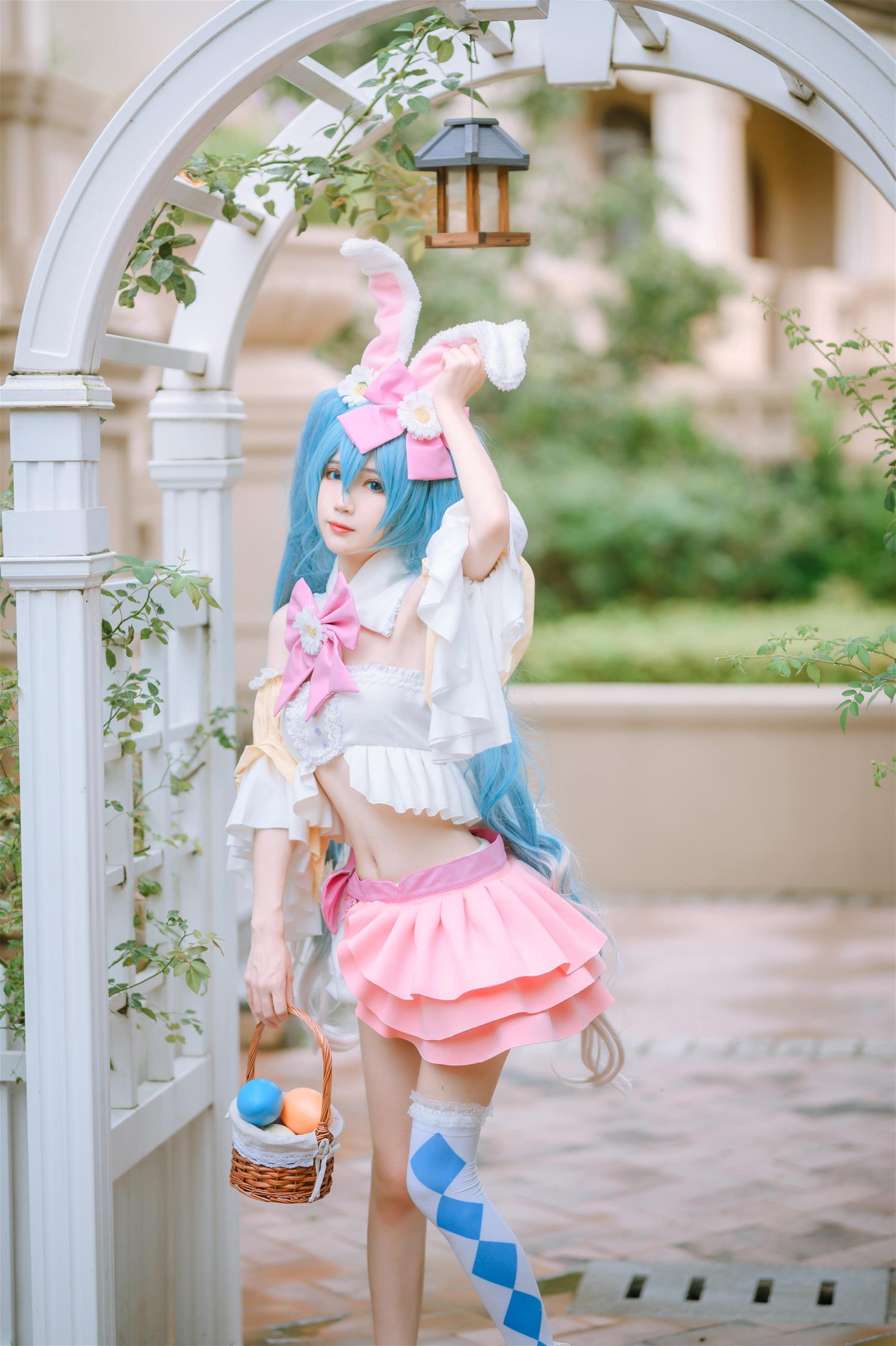 妖君白研 VOCOLOID COS正片 MIKU初音未来小兔子 [13P-131MB]