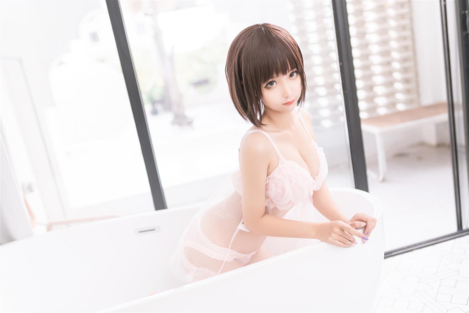 蠢沫沫 沫沫真爱版 粉纱 [40P-282MB]