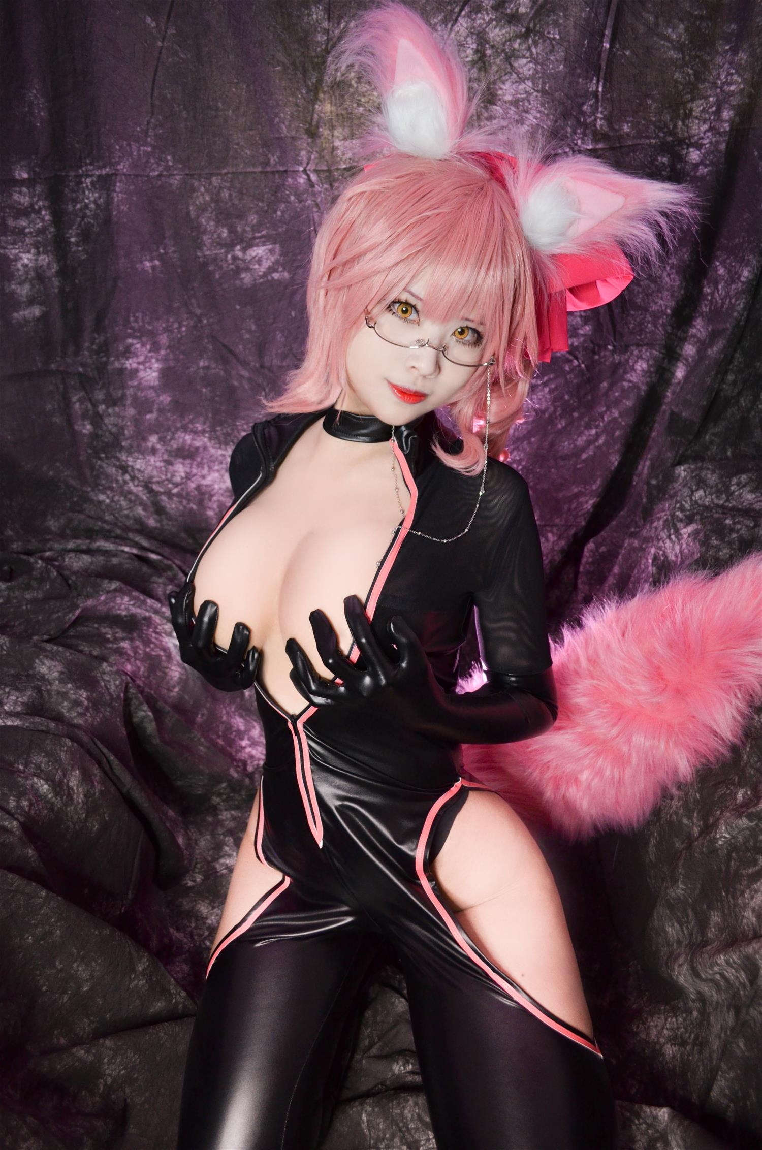 KaYa 萱 杀玉藻前 皮衣Ver [15P-52MB]