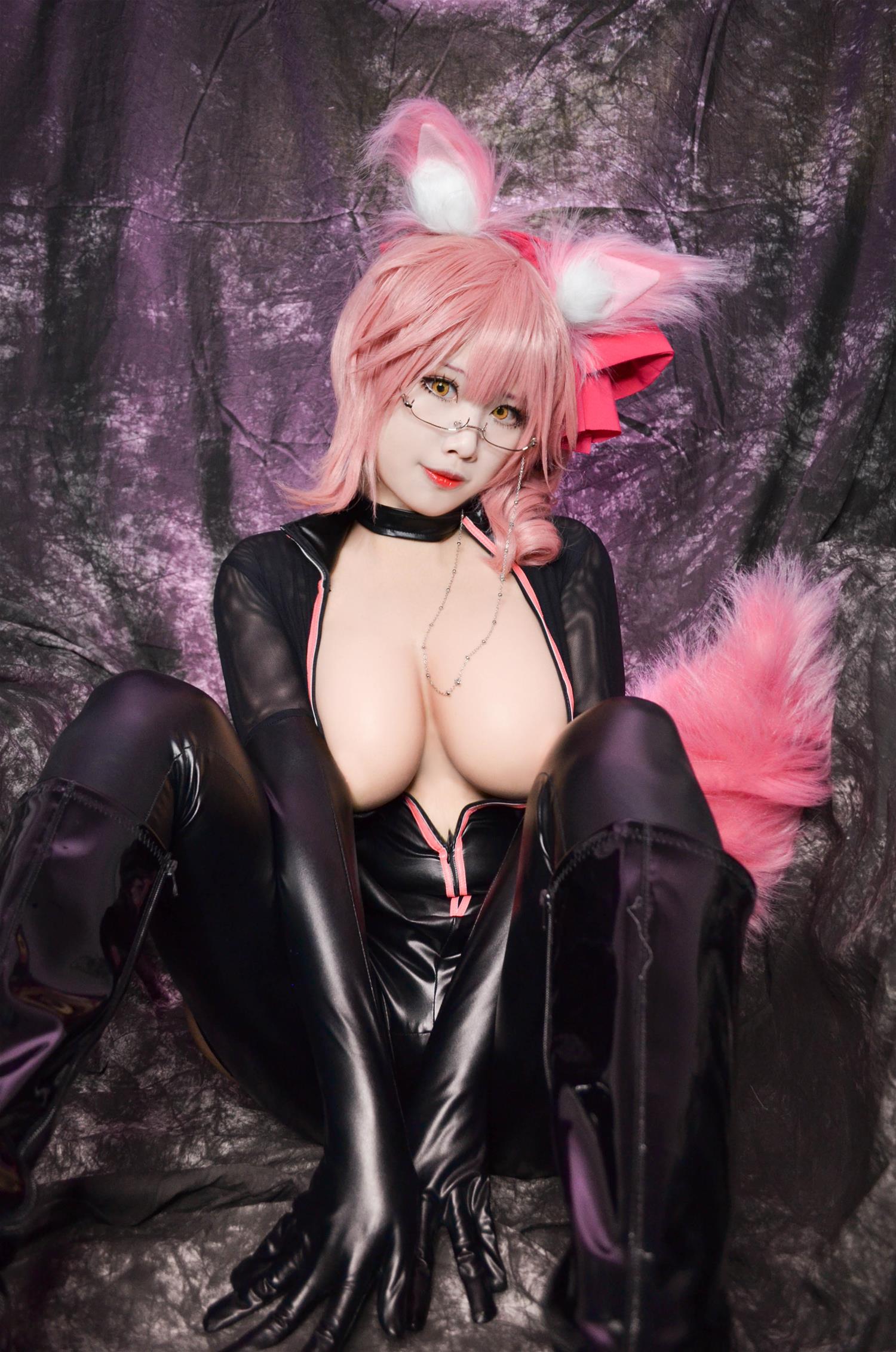 KaYa 萱 杀玉藻前 皮衣Ver [15P-52MB]