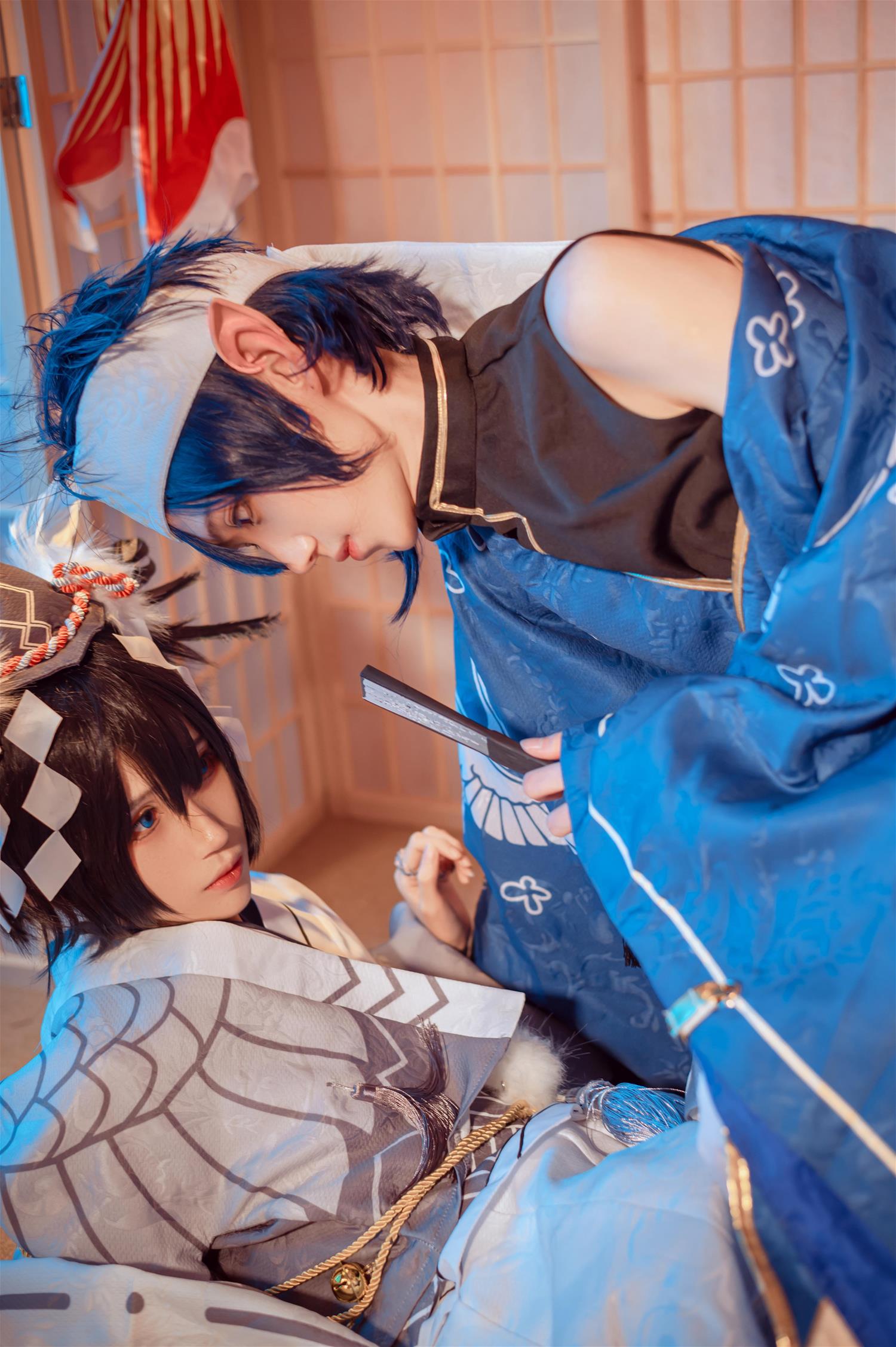 妖君白研 凹凸世界雷狮和风雷卡COS正片 [21P-181MB]