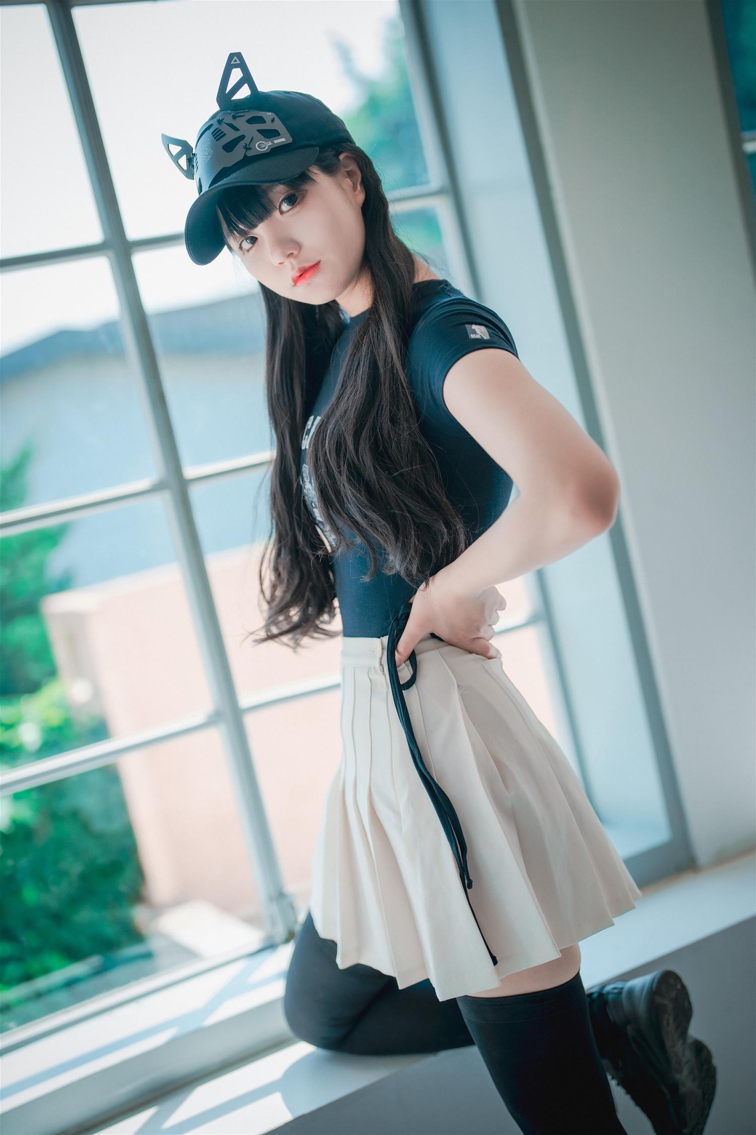 [DJAWA] Jenny Classic Athletic Girl in Navy Blue [70P-1.50GB]