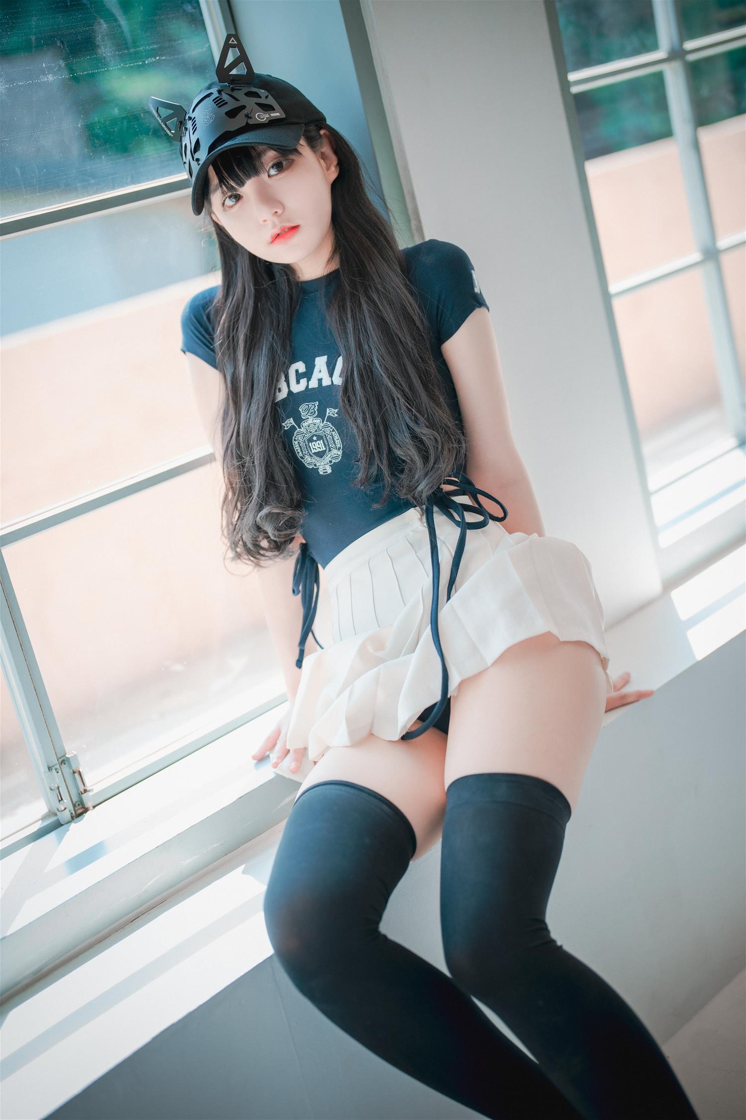 [DJAWA] Jenny Classic Athletic Girl in Navy Blue [70P-1.50GB]