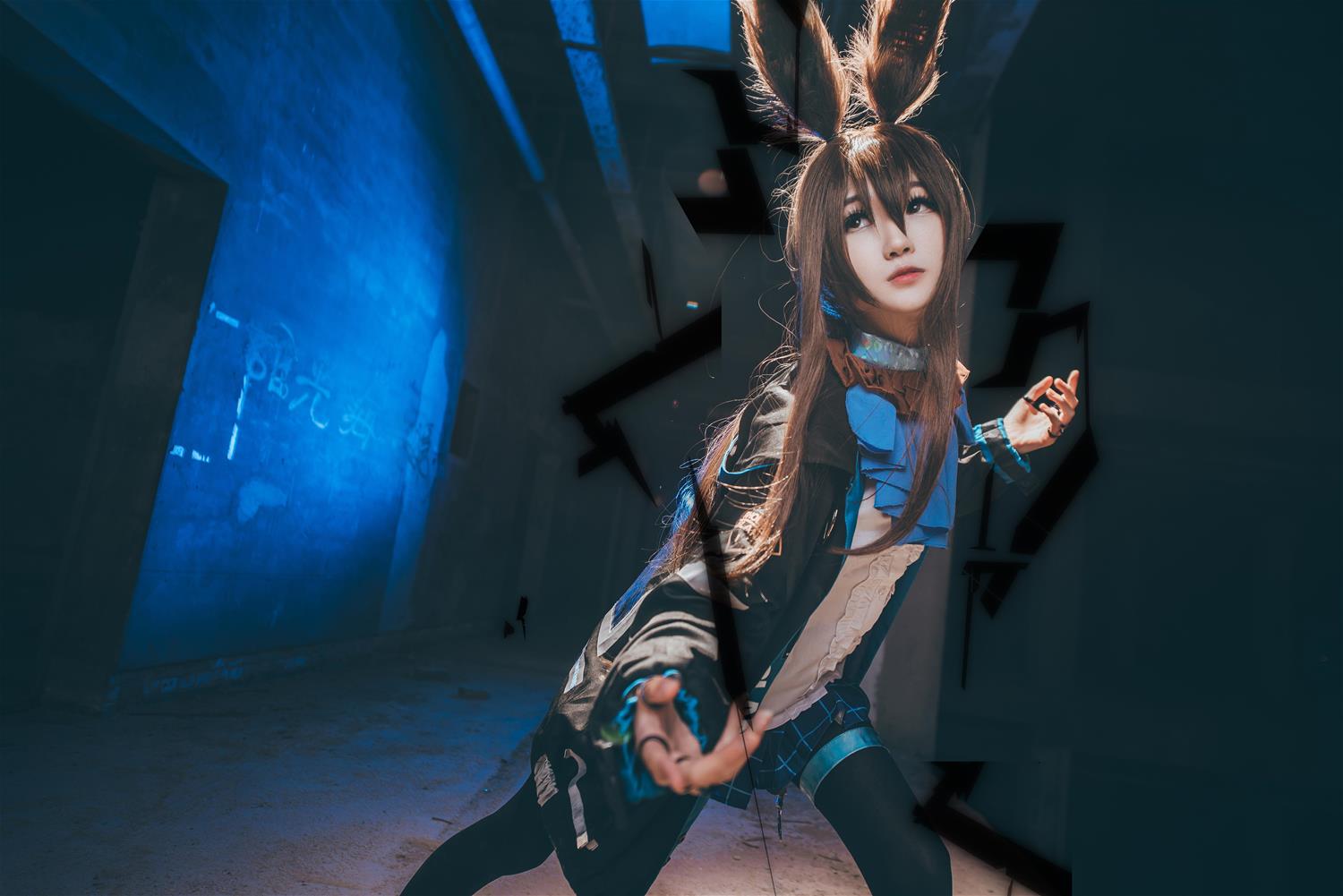 妖君白研 明日方舟COS美少女 COSER兽耳阿米娅 [10P-49MB]