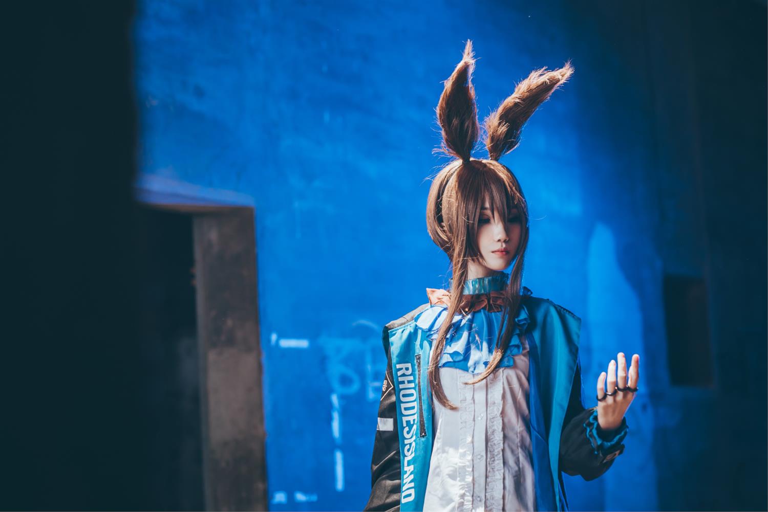 妖君白研 明日方舟COS美少女 COSER兽耳阿米娅 [10P-49MB]